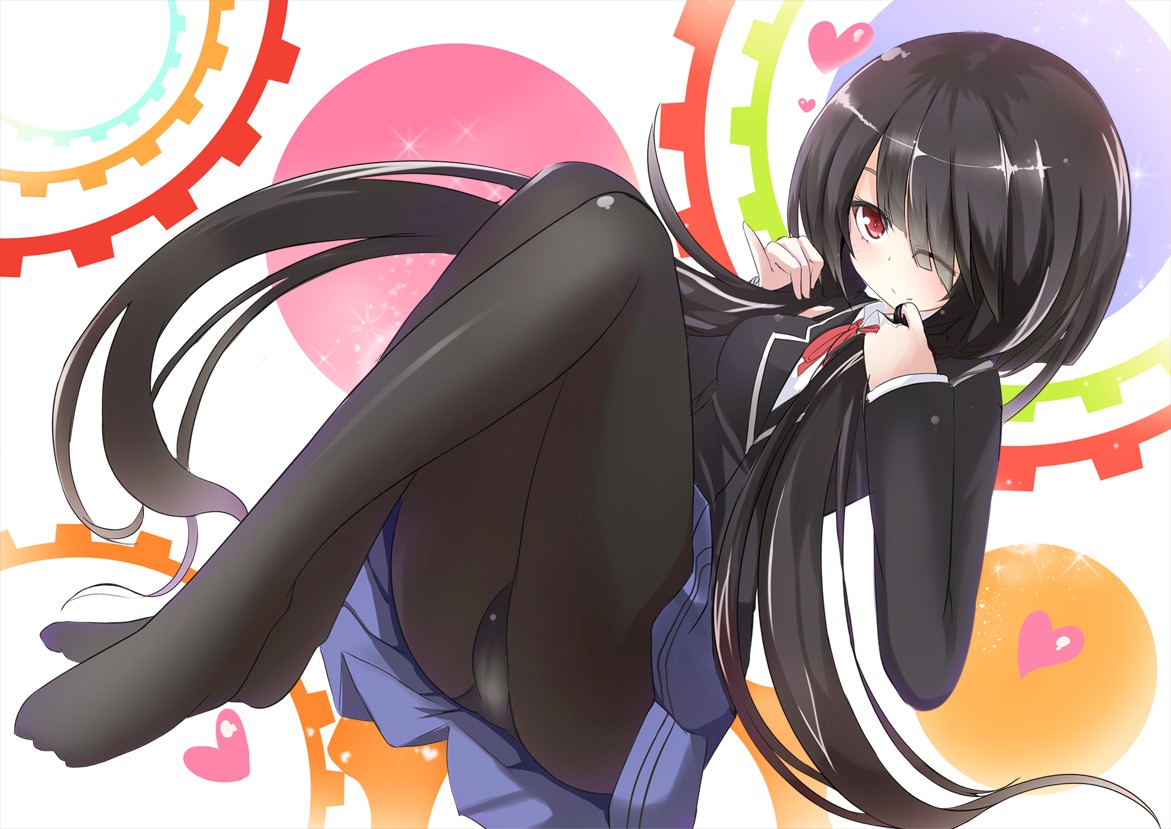 date_a_live feet nanbasyottone pantsu pantyhose seifuku tokisaki_kurumi