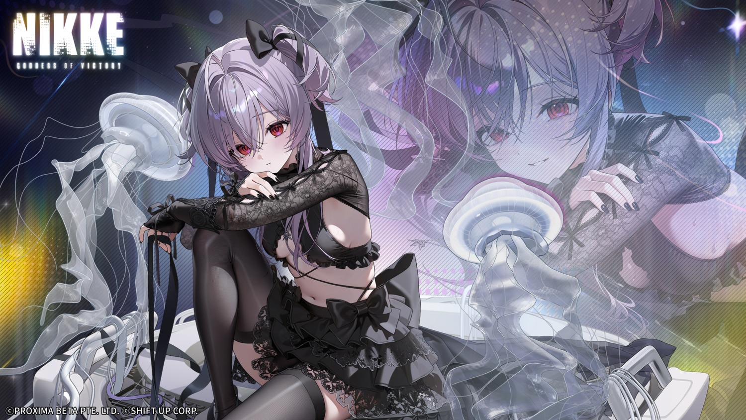 goddess_of_victory:_nikke liberalio no_bra see_through skirt_lift tagme thighhighs wallpaper