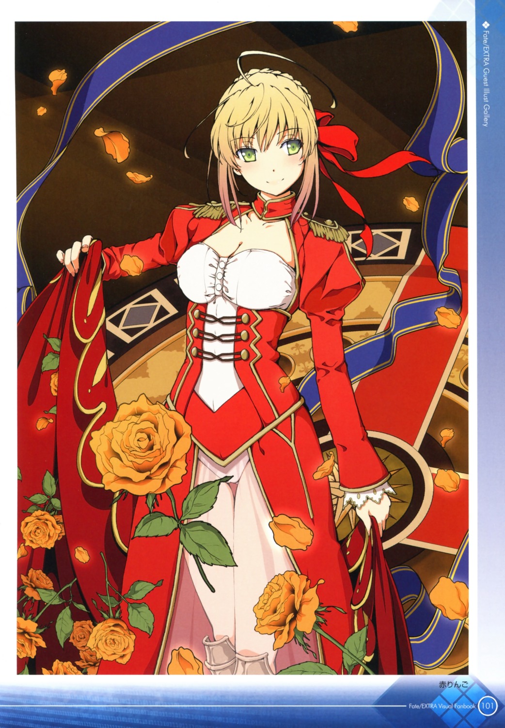 aka_ringo fate/extra fate/stay_night pantsu saber_extra scanning_artifacts see_through type-moon