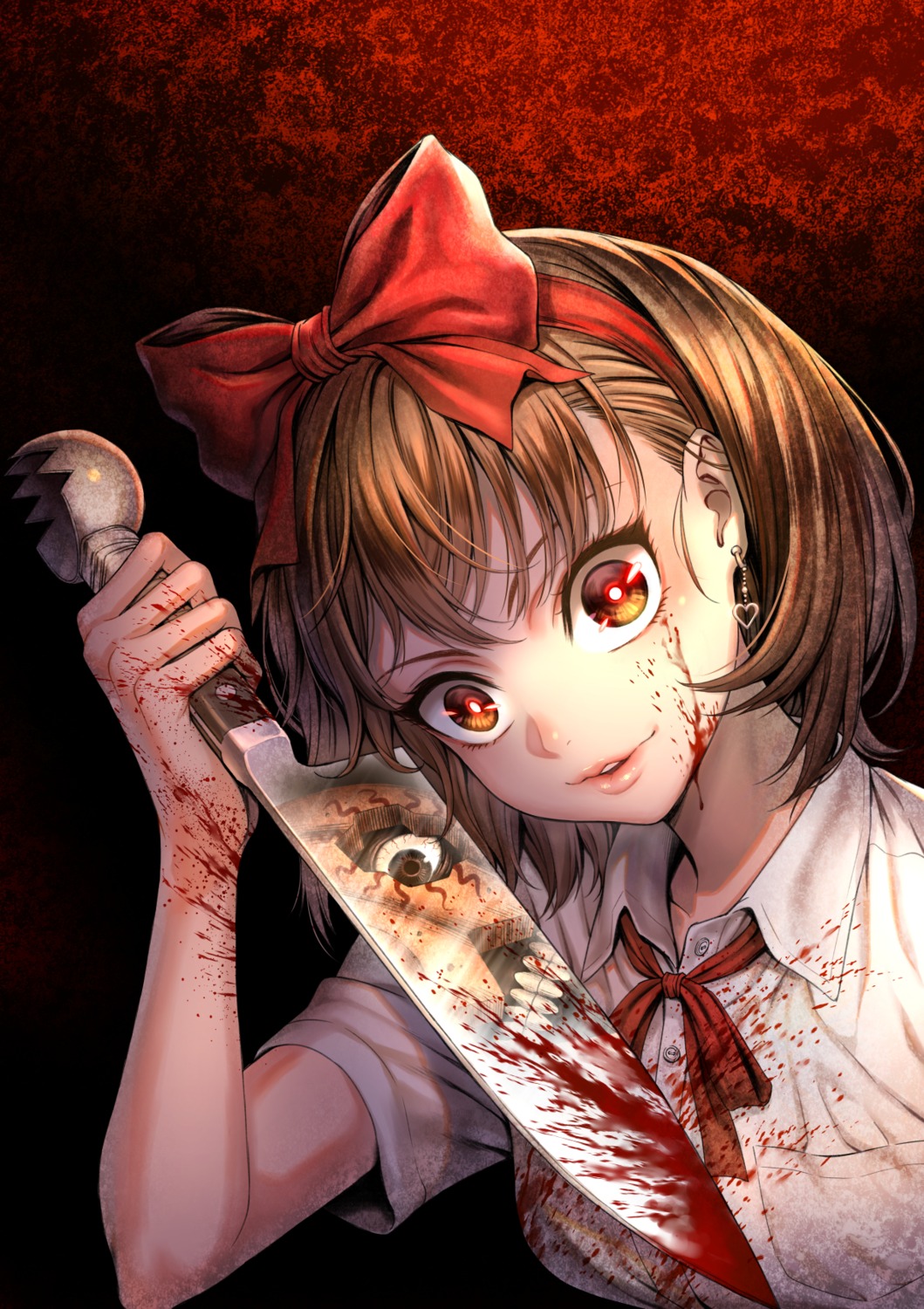 blood dress_shirt seima_taniguchi weapon