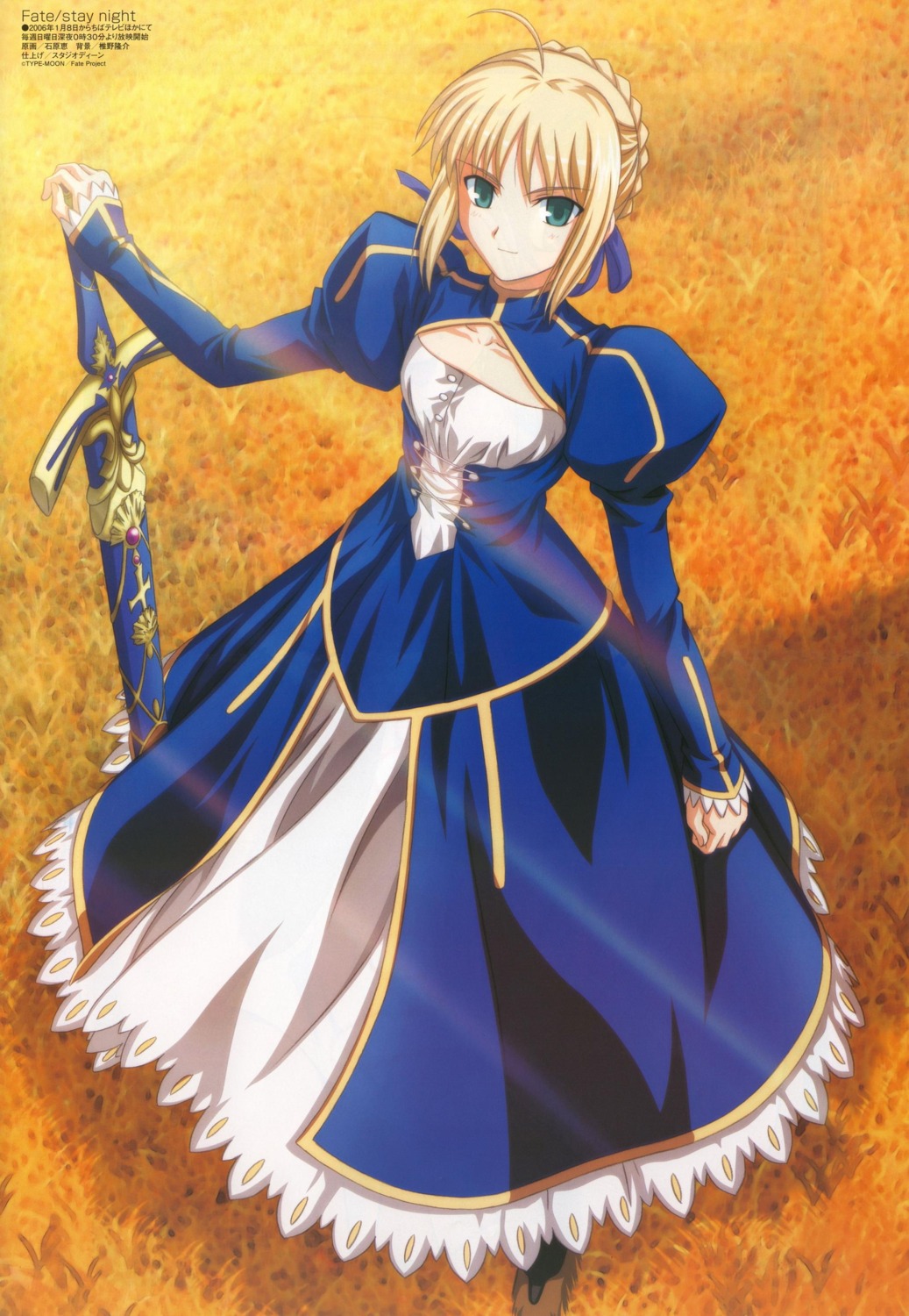 dress fate/stay_night saber sword