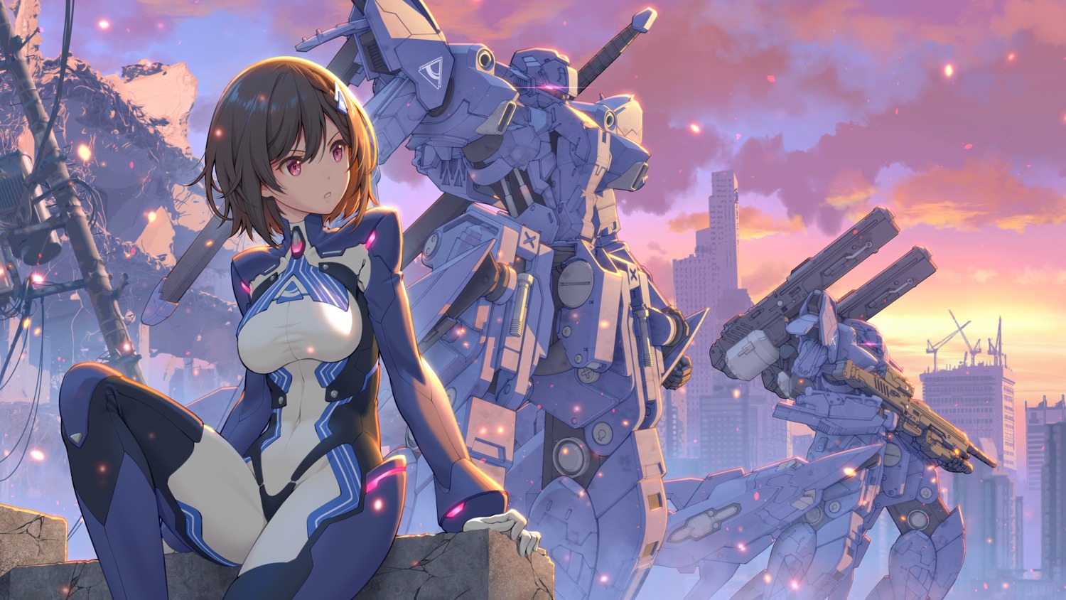 bodysuit cocoa_music doumyouji_cocoa mecha pinakes wallpaper