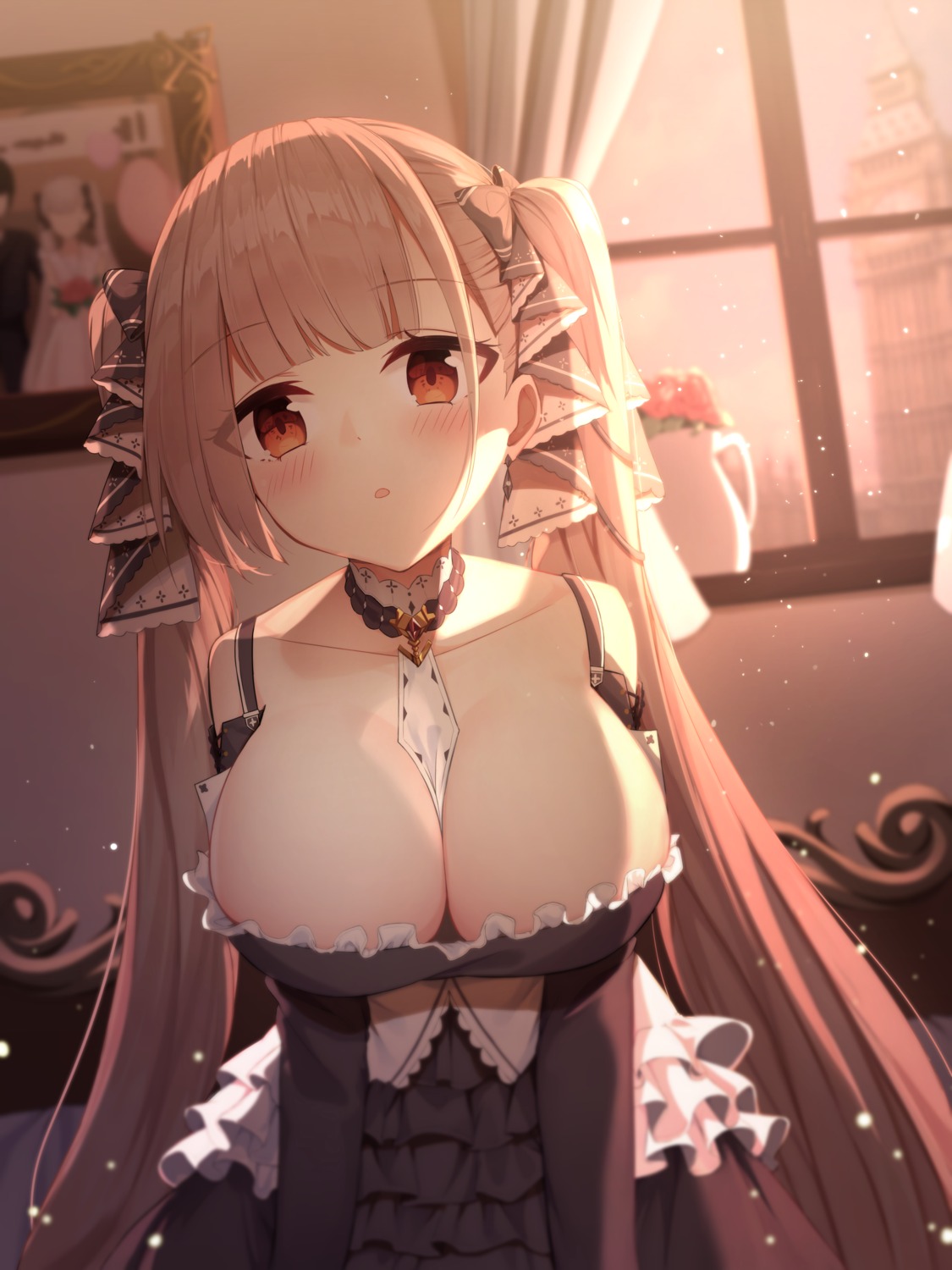 azur_lane formidable_(azur_lane) gothic_lolita lolita_fashion no_bra seero