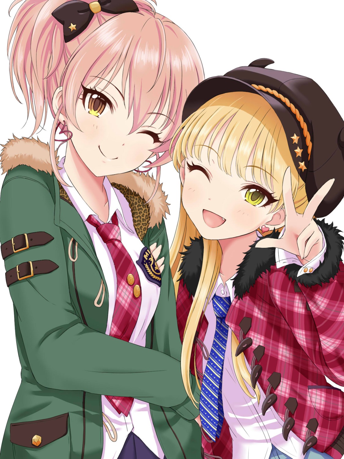 jougasaki_mika jougasaki_rika the_idolm@ster the_idolm@ster_cinderella_girls yuki_(yukillust)