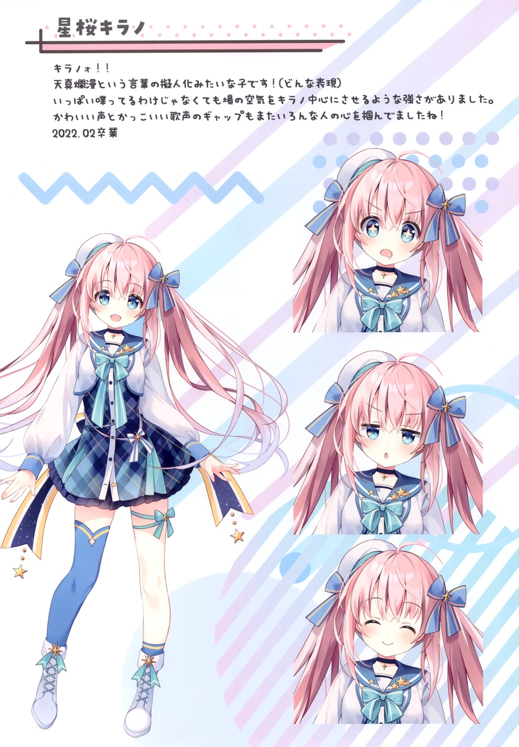 character_design chilly_polka dress suimya thighhighs