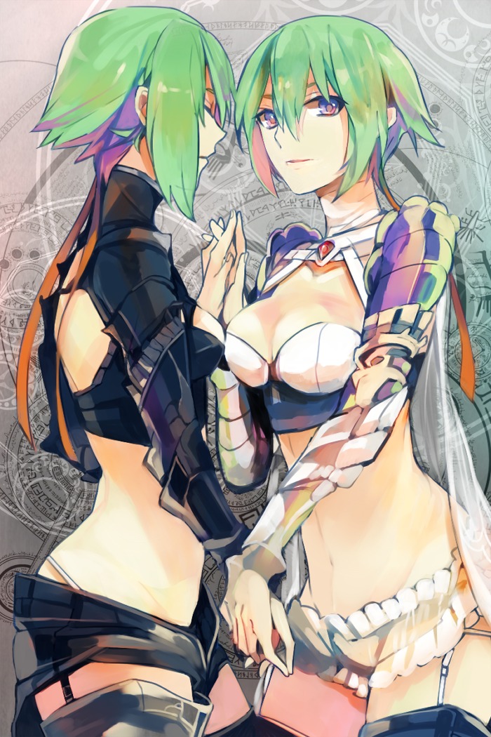 aquarion_evol armor cleavage hozu sousei_no_aquarion zessica_wong