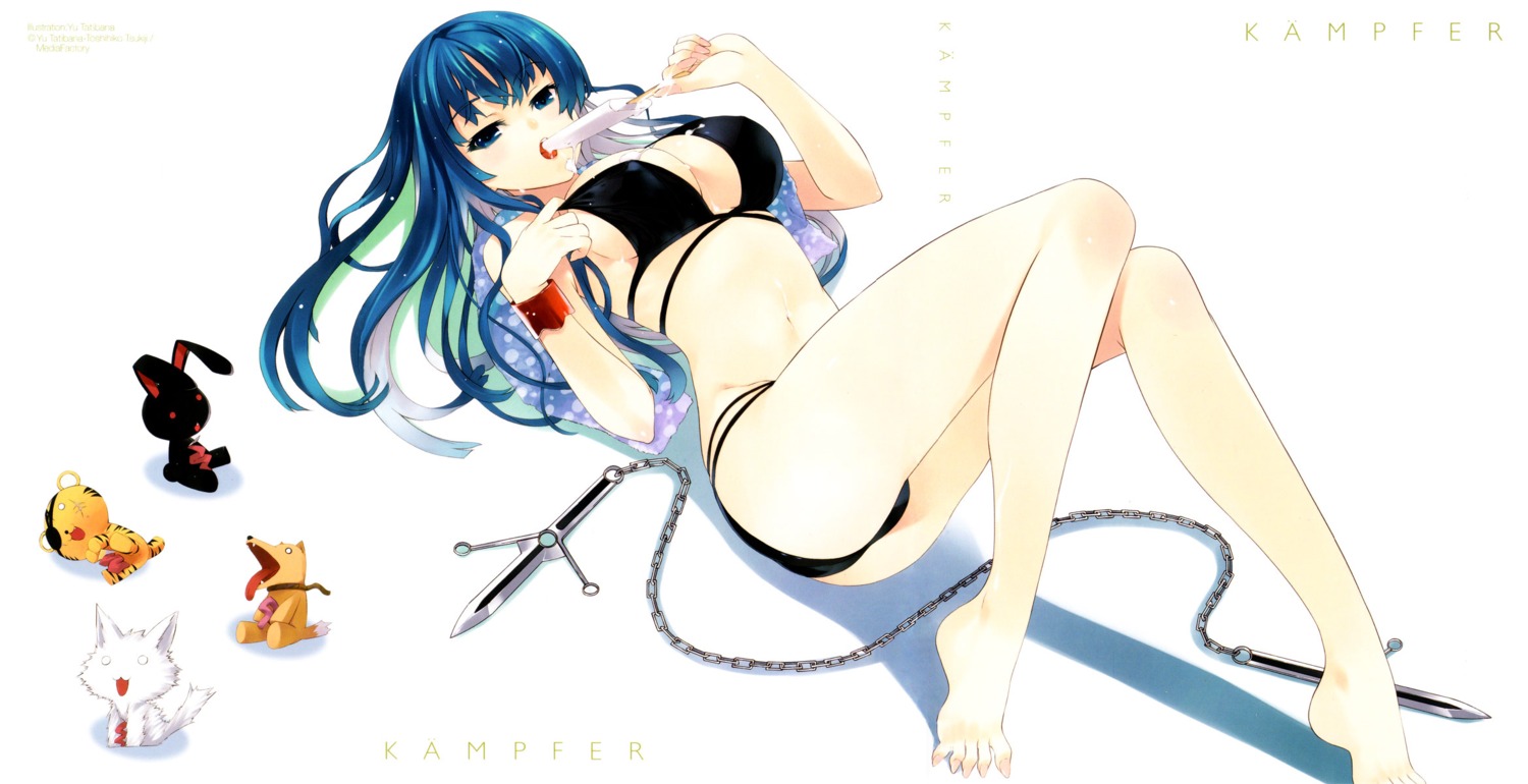 bikini cream feet kämpfer sangou_shizuku swimsuits tachibana_yuu