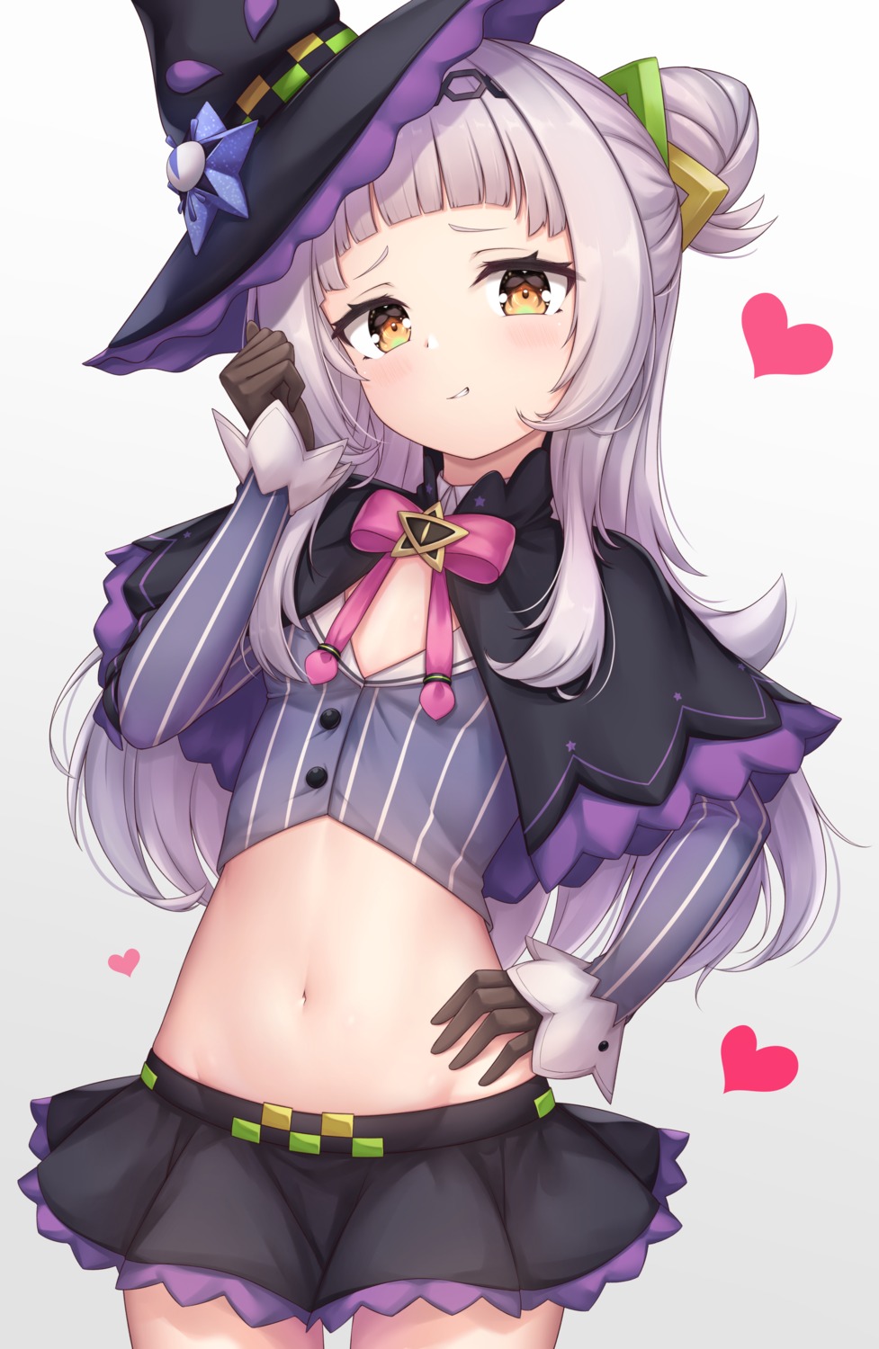 arata_(xin) hololive murasaki_shion witch