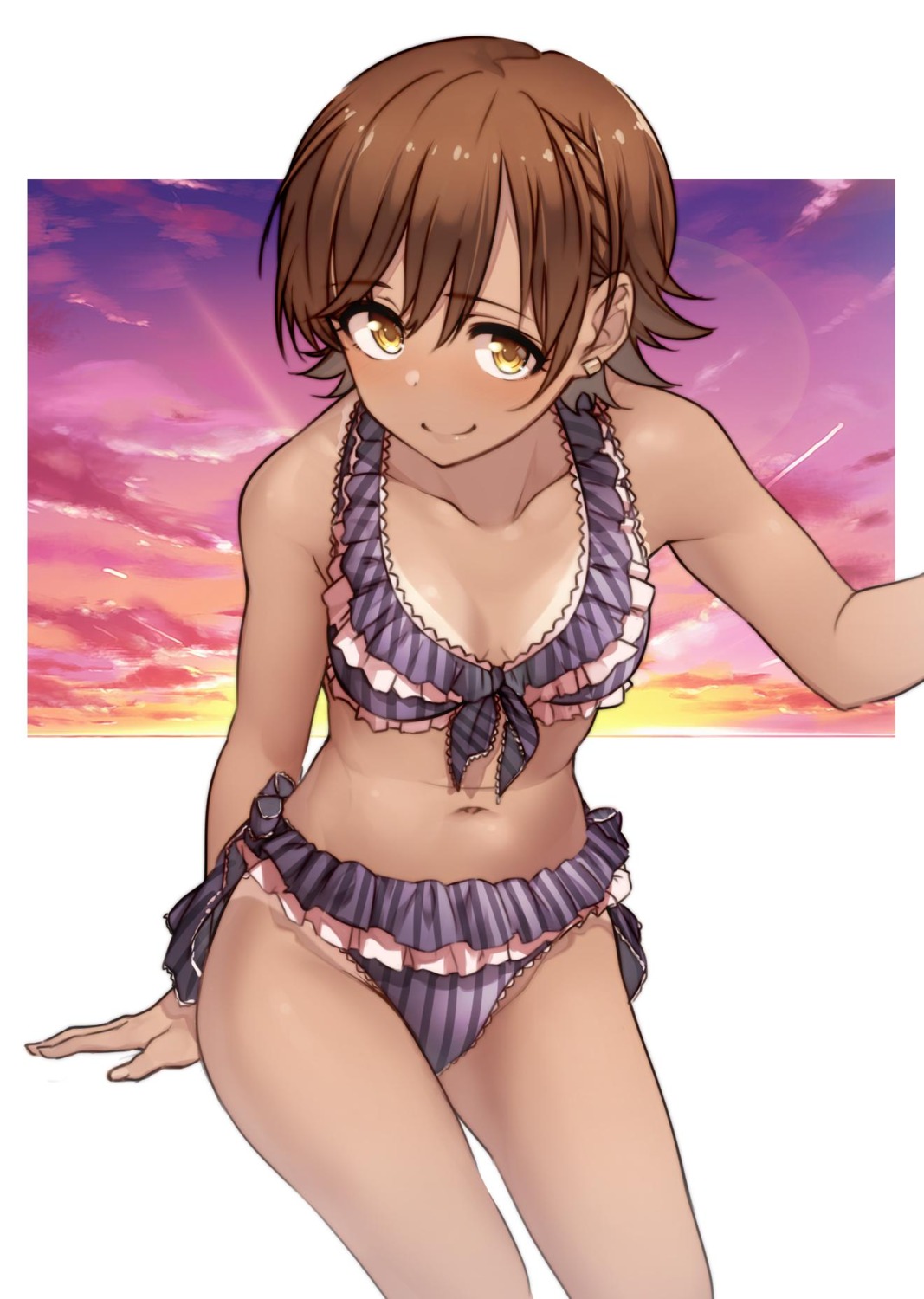 bikini honda_mio kakaobataa swimsuits tan_lines the_idolm@ster the_idolm@ster_cinderella_girls