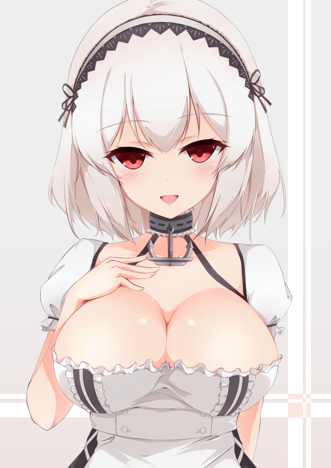 azur_lane f-squirrel maid no_bra sirius_(azur_lane)