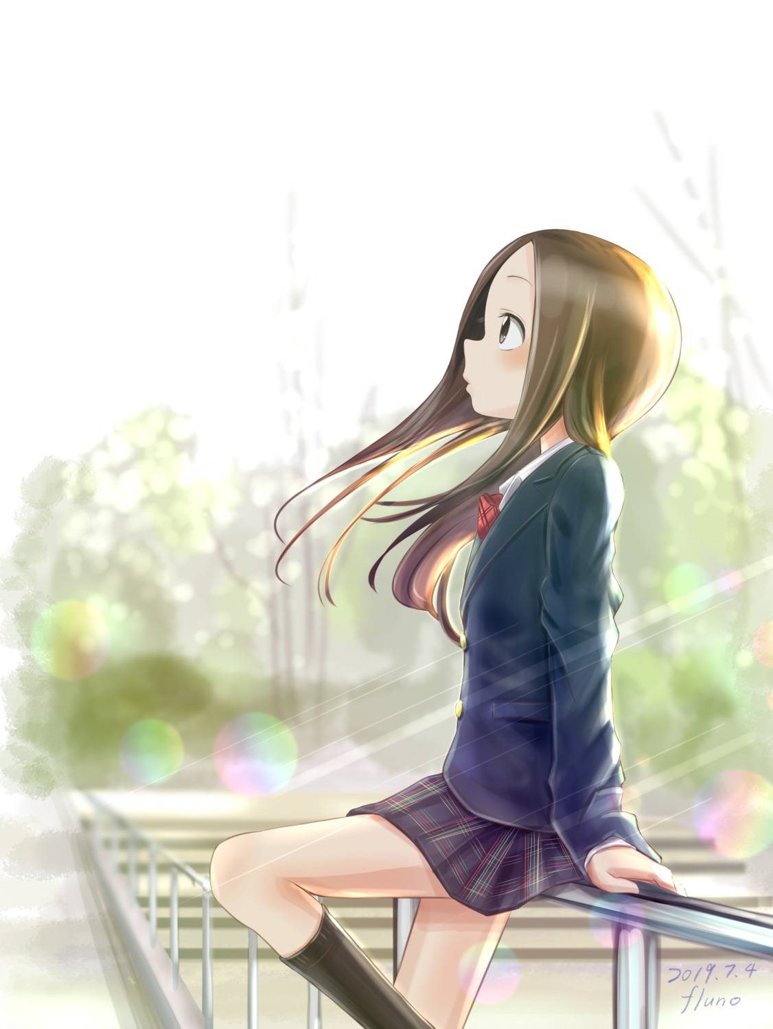 fluno karakai_jouzu_no_takagi-san seifuku takagi-san