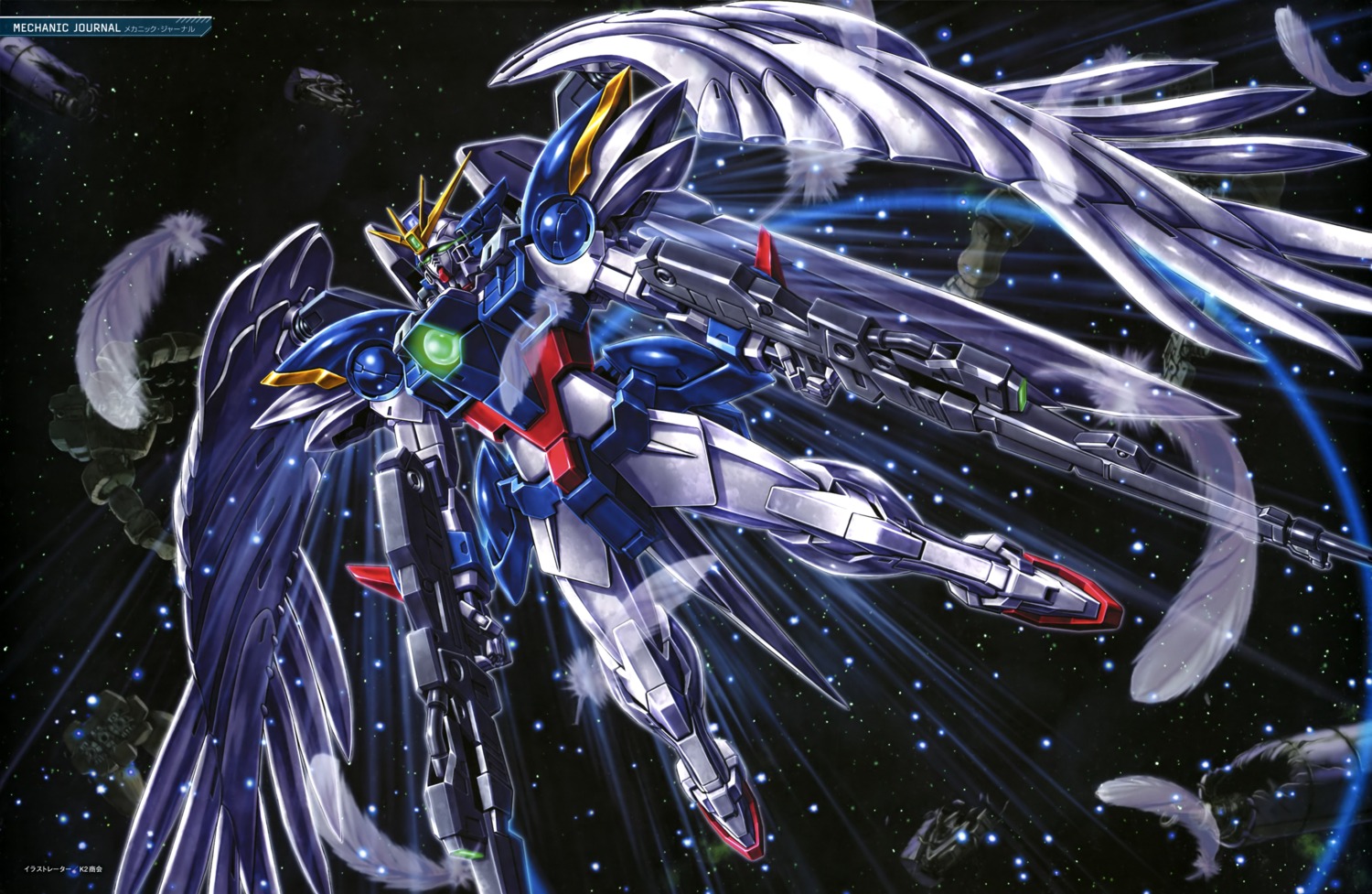 Gundam Gundam Wing Wing Gundam Zero Gun Mecha Wings Yande Re