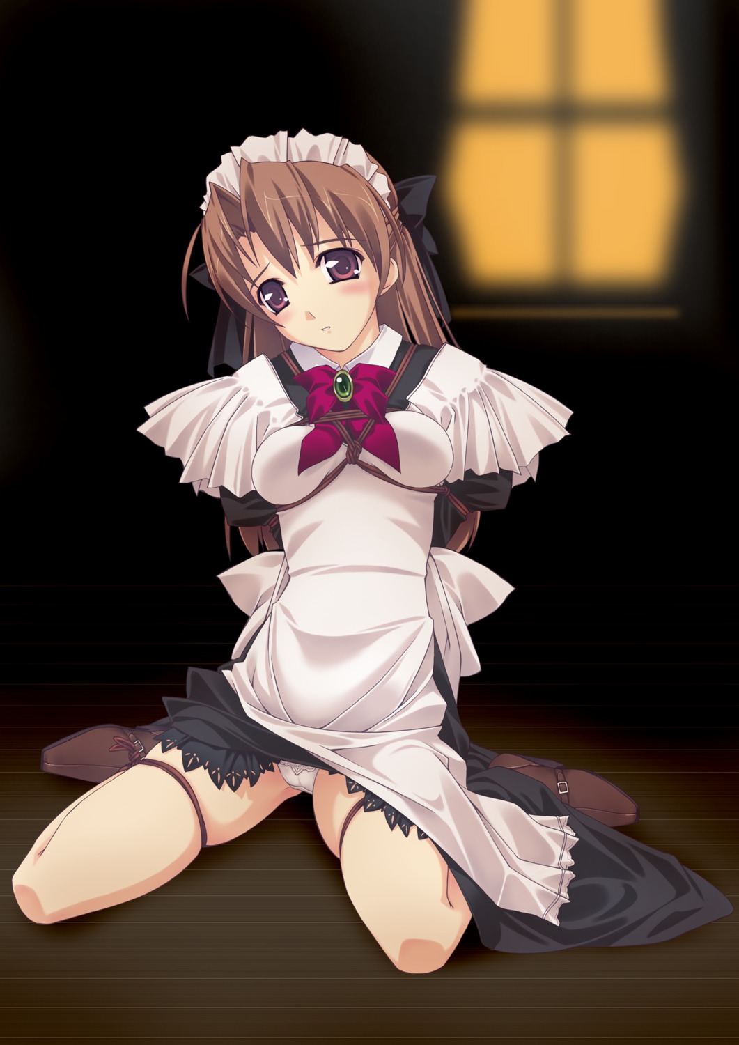 bondage heels maid murakami_suigun pantsu