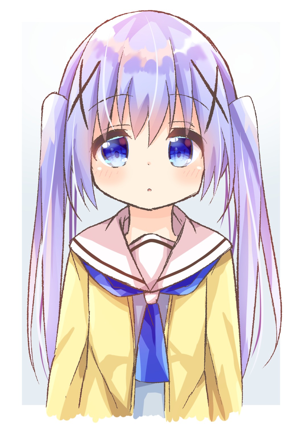 gochuumon_wa_usagi_desu_ka? kafuu_chino nakkar seifuku sweater