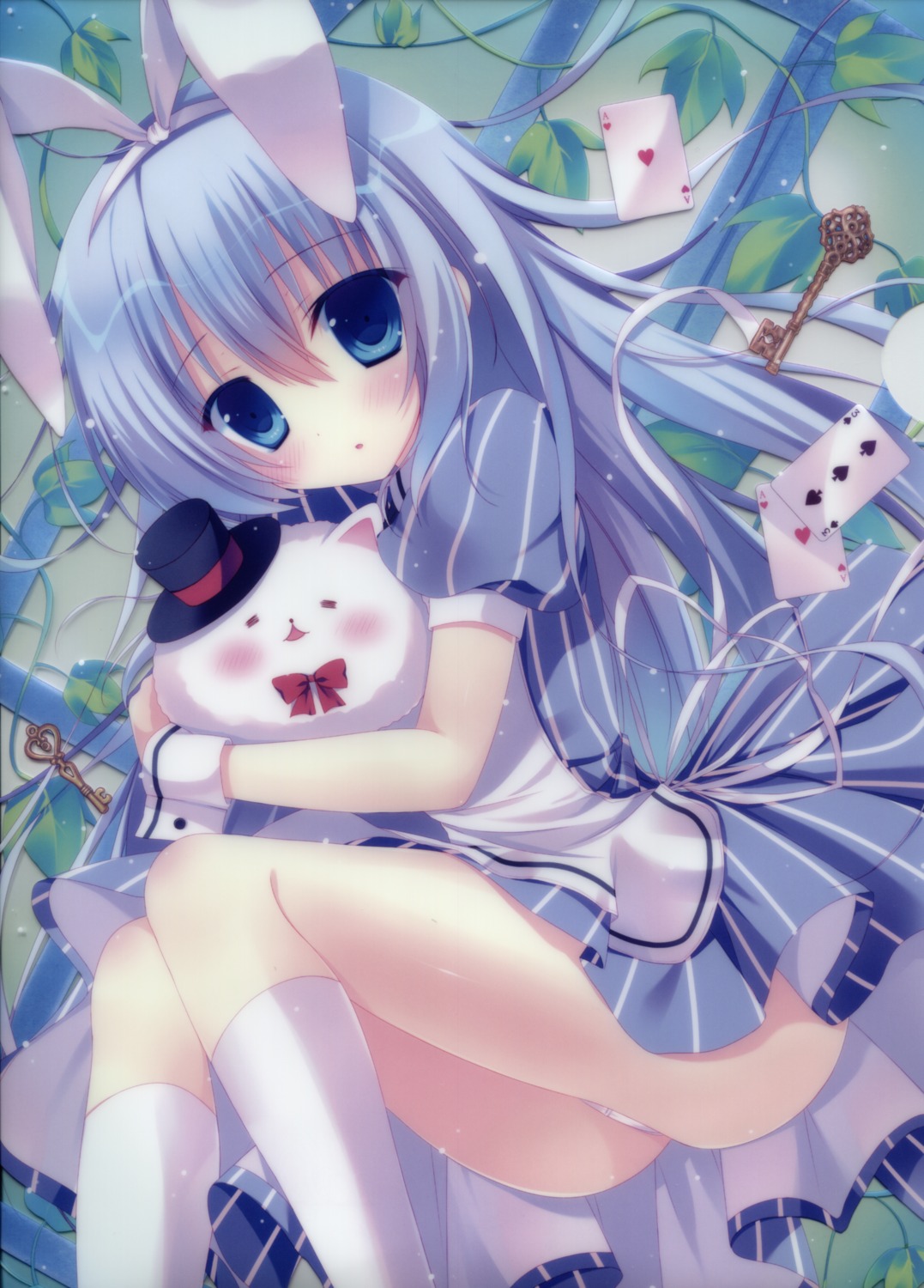 ass dress gochuumon_wa_usagi_desu_ka? hasune hasuneya kafuu_chino pantsu tippy_(gochuumon_wa_usagi_desu_ka?)