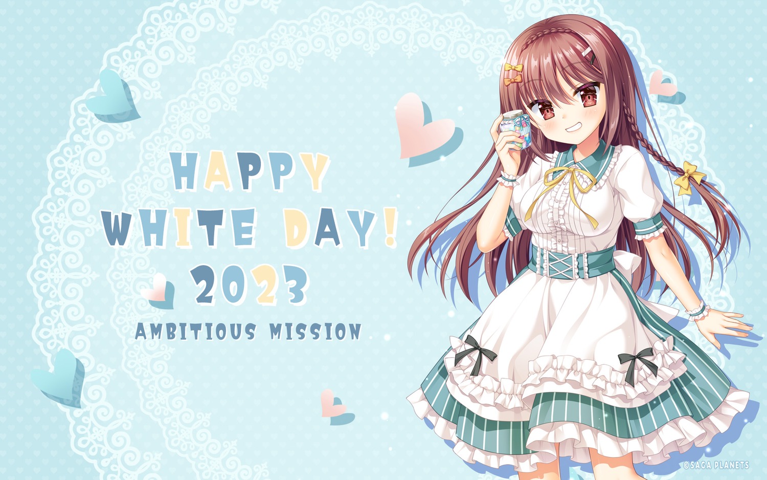 ambitious_mission dress hanesaki_seika nedu_miharu saga_planets wallpaper