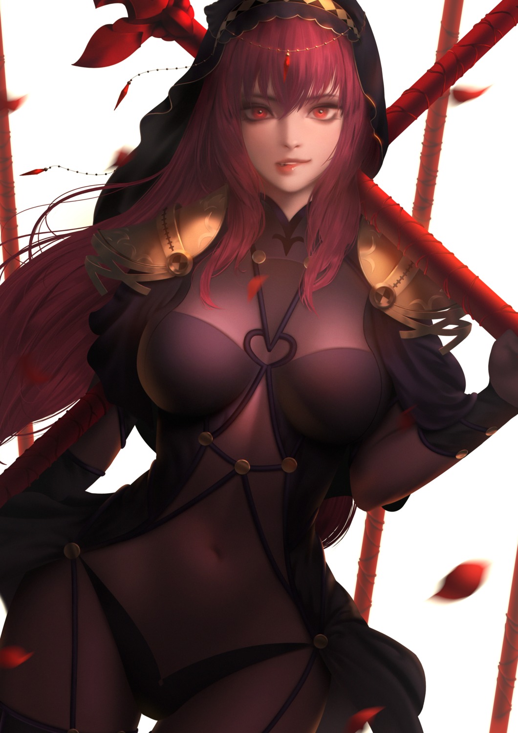 armor bodysuit fate/grand_order scathach_(fate/grand_order) sylee weapon