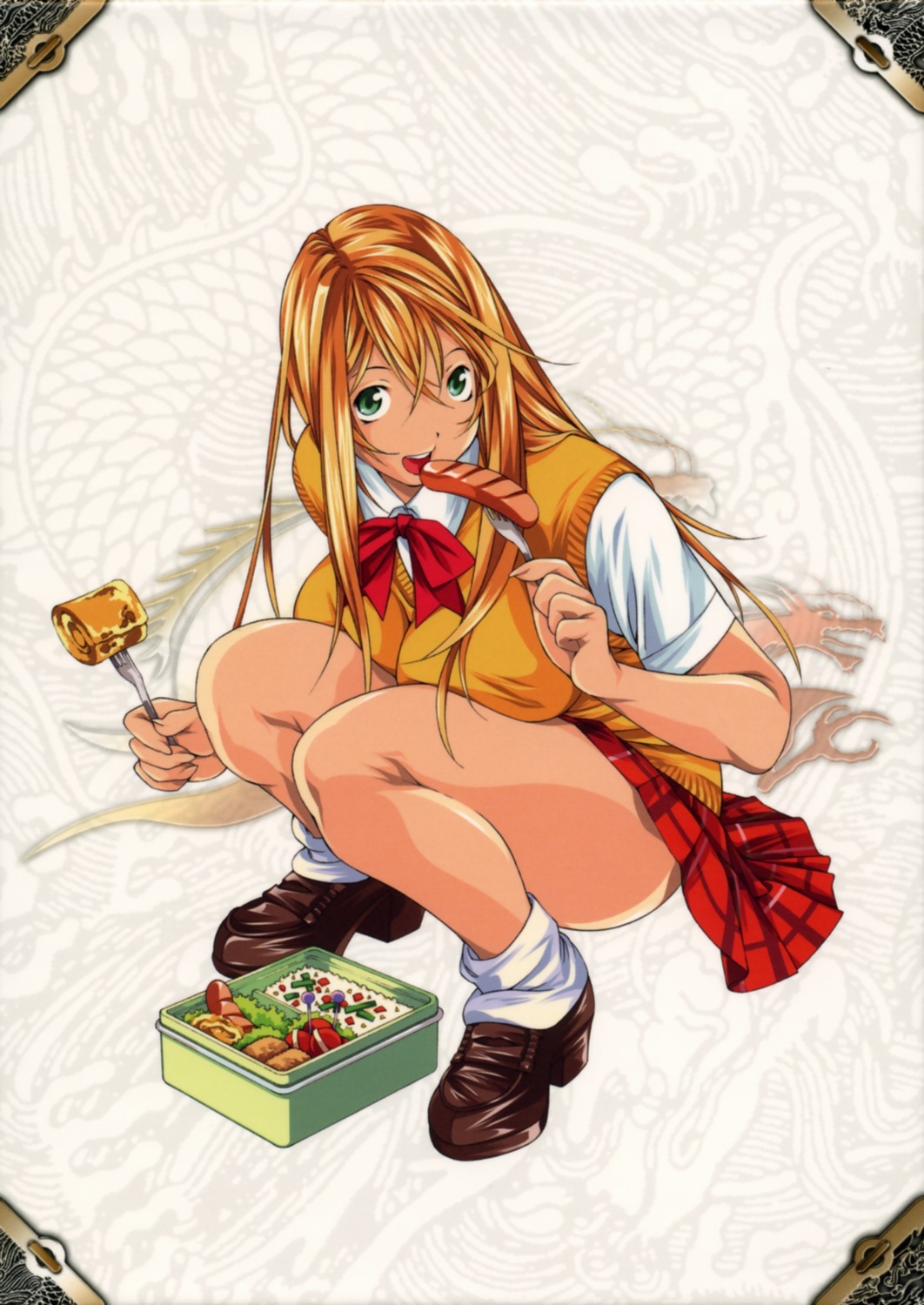 ikkitousen seifuku shiozaki_yuuji sonsaku_hakufu