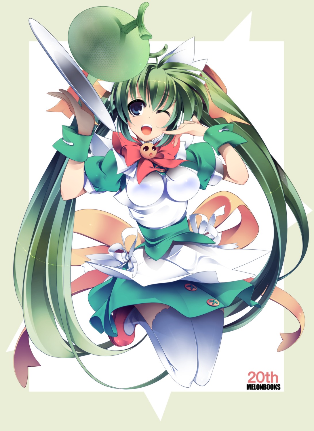 dragonmaterial melon-chan melonbooks thighhighs
