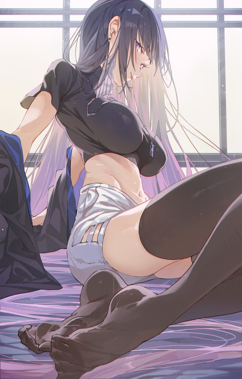 feet hong shiroki_yuna thighhighs