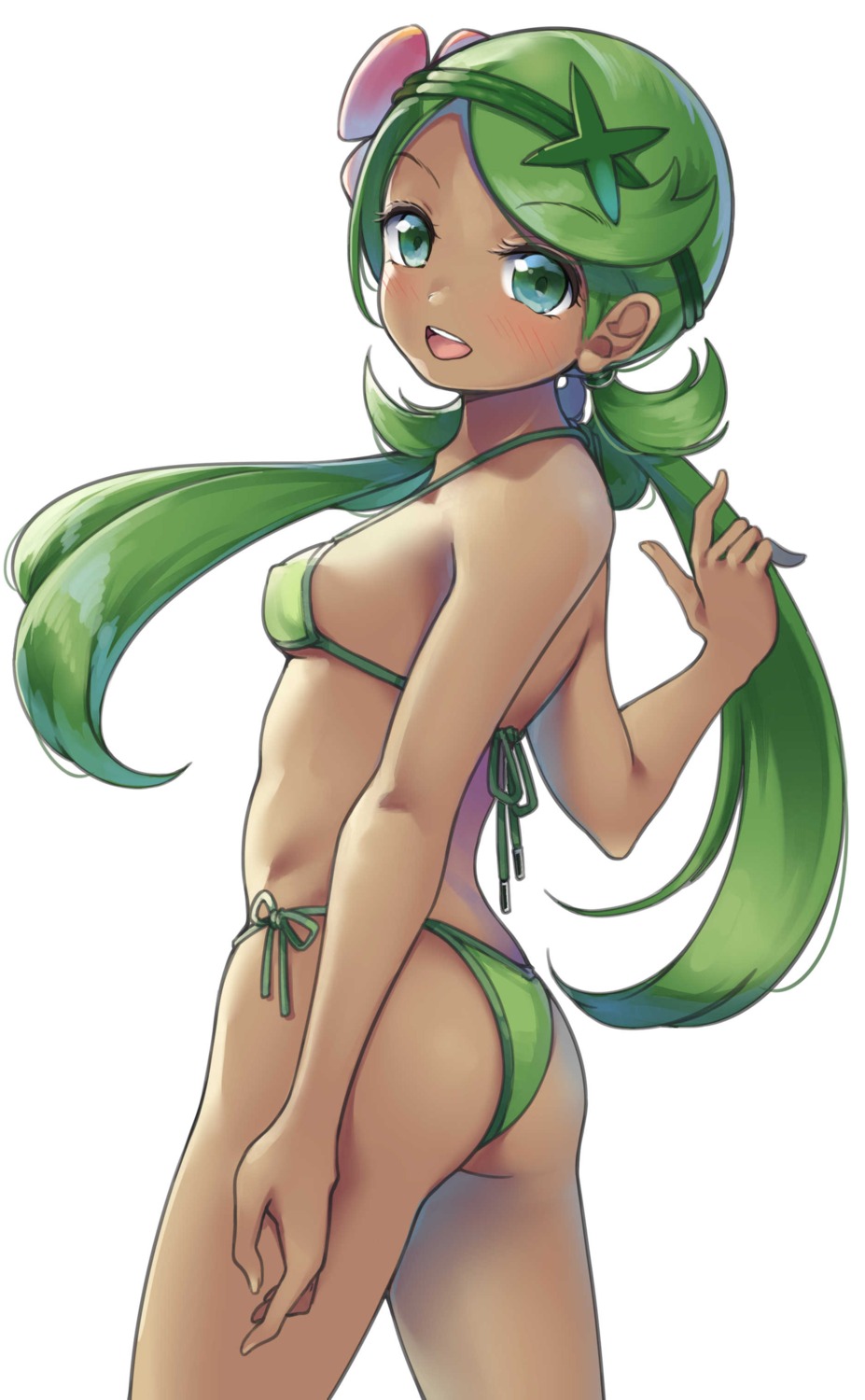 ass bikini mao_(pokemon) maremay0513 pokemon pokemon_sm pokemon_usum swimsuits