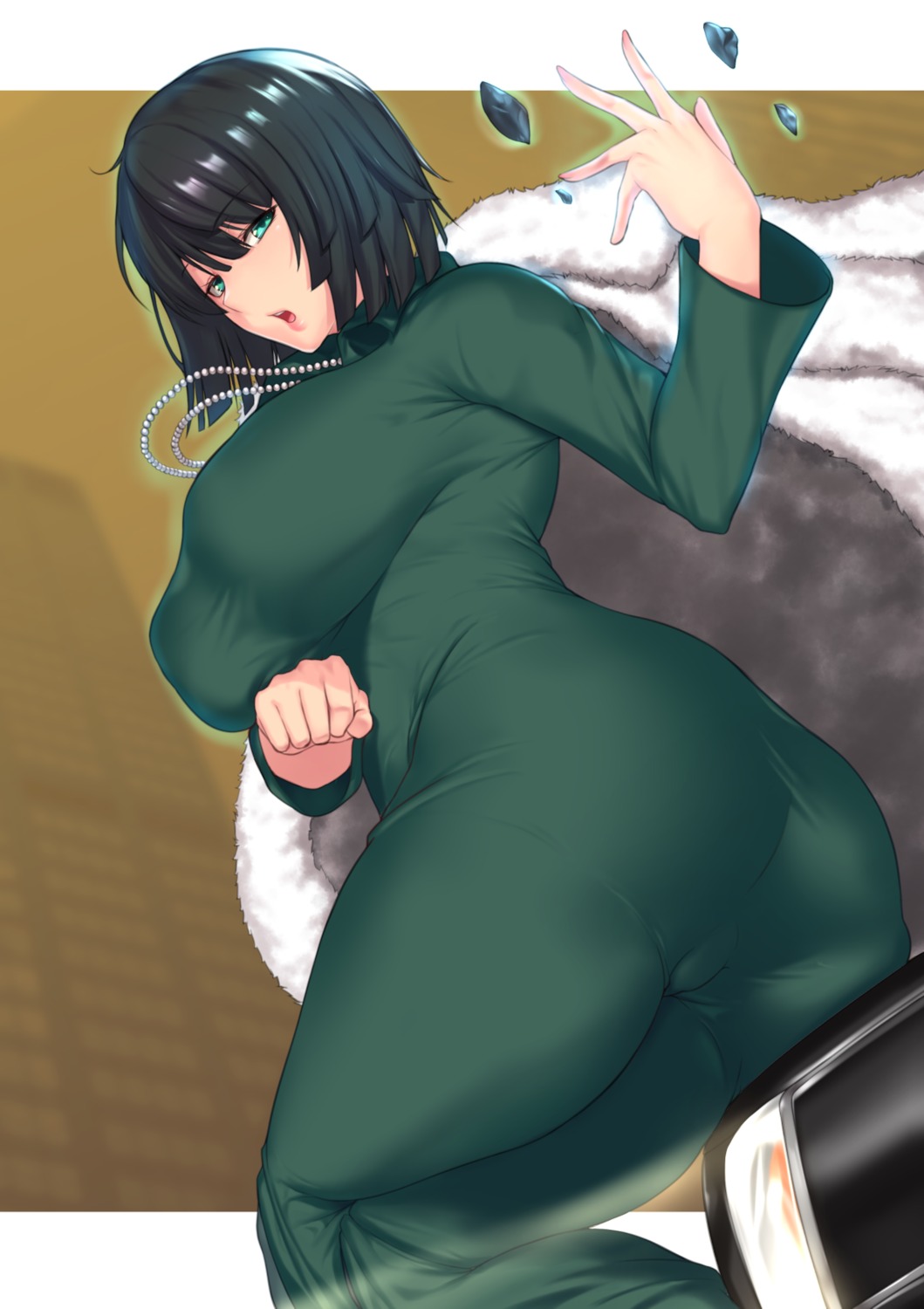 ass aster_crowley dress fubuki_(one_punch_man) one_punch_man