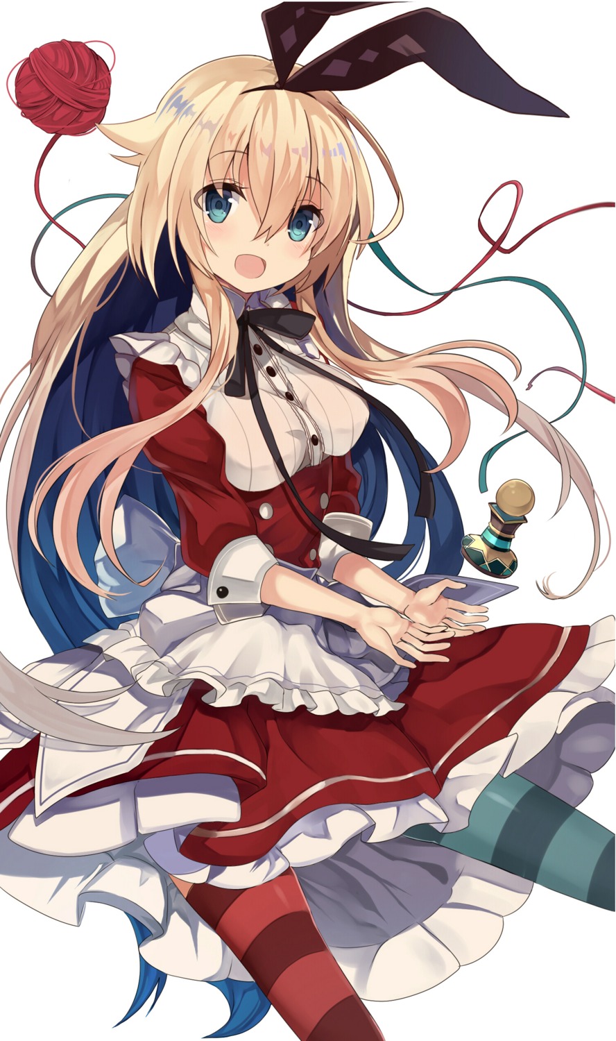 alice_(grimms_notes) grimms_notes retsuto thighhighs