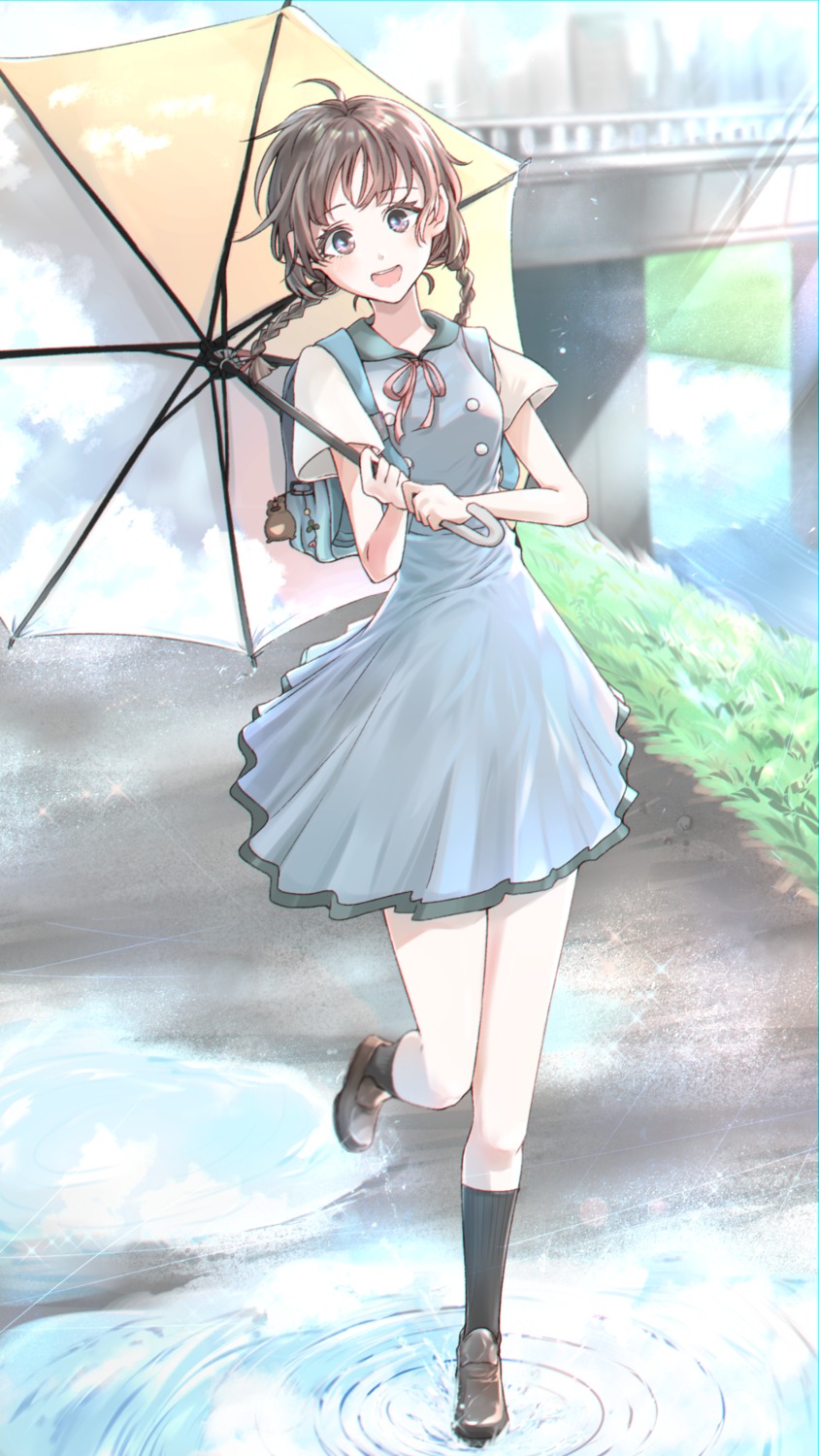 matsunaga777 seifuku umbrella wet