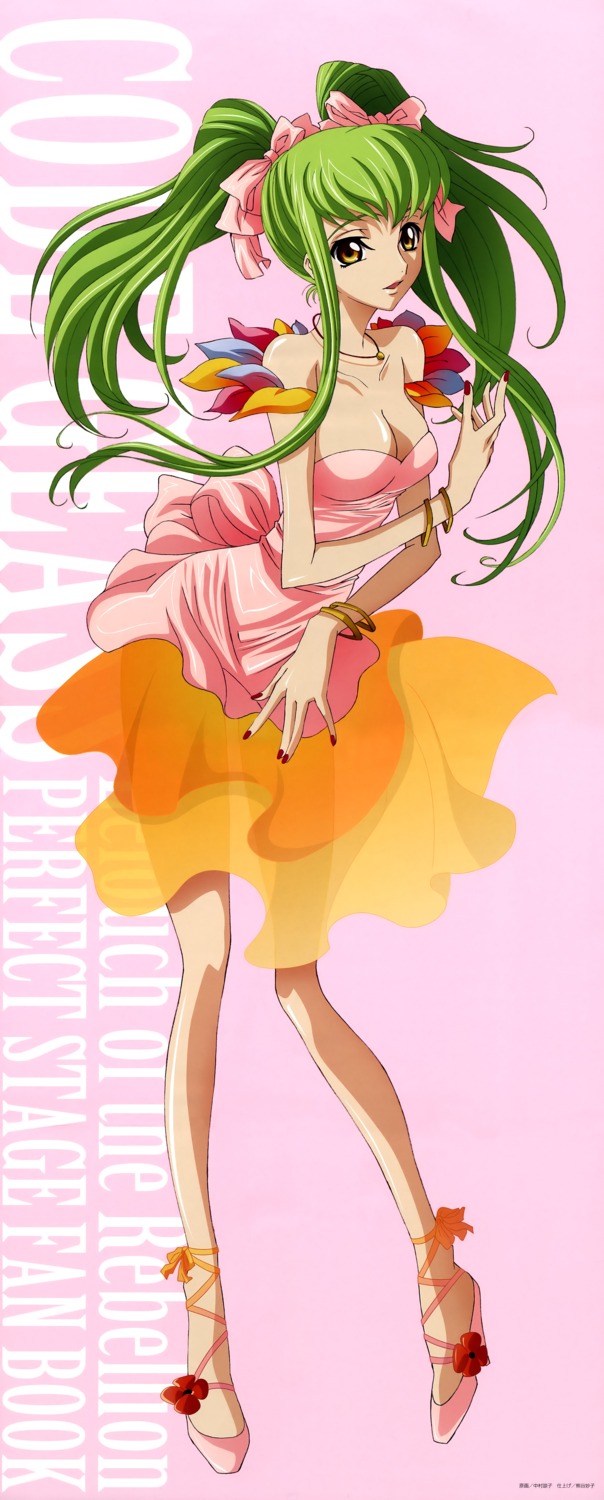 c.c. cleavage code_geass dress nakamura_ryouko