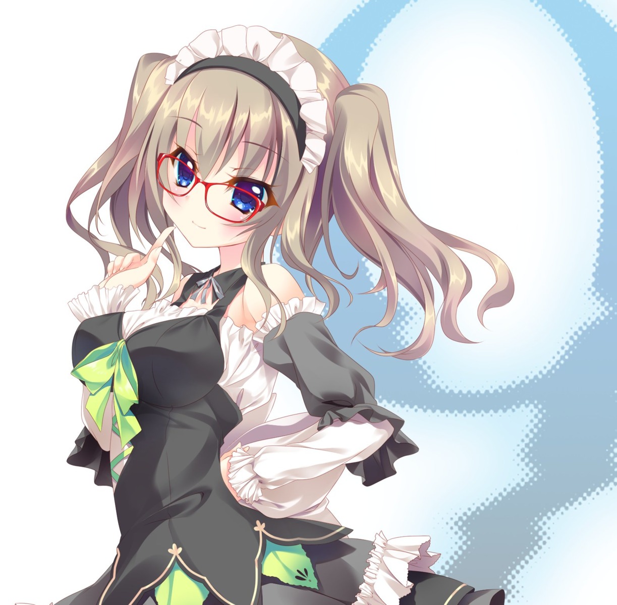 9_-nine- 9_-nine-_kokonotsu_kokonoka_kokonoiro izumi_tsubasu kujou_miyako maid megane