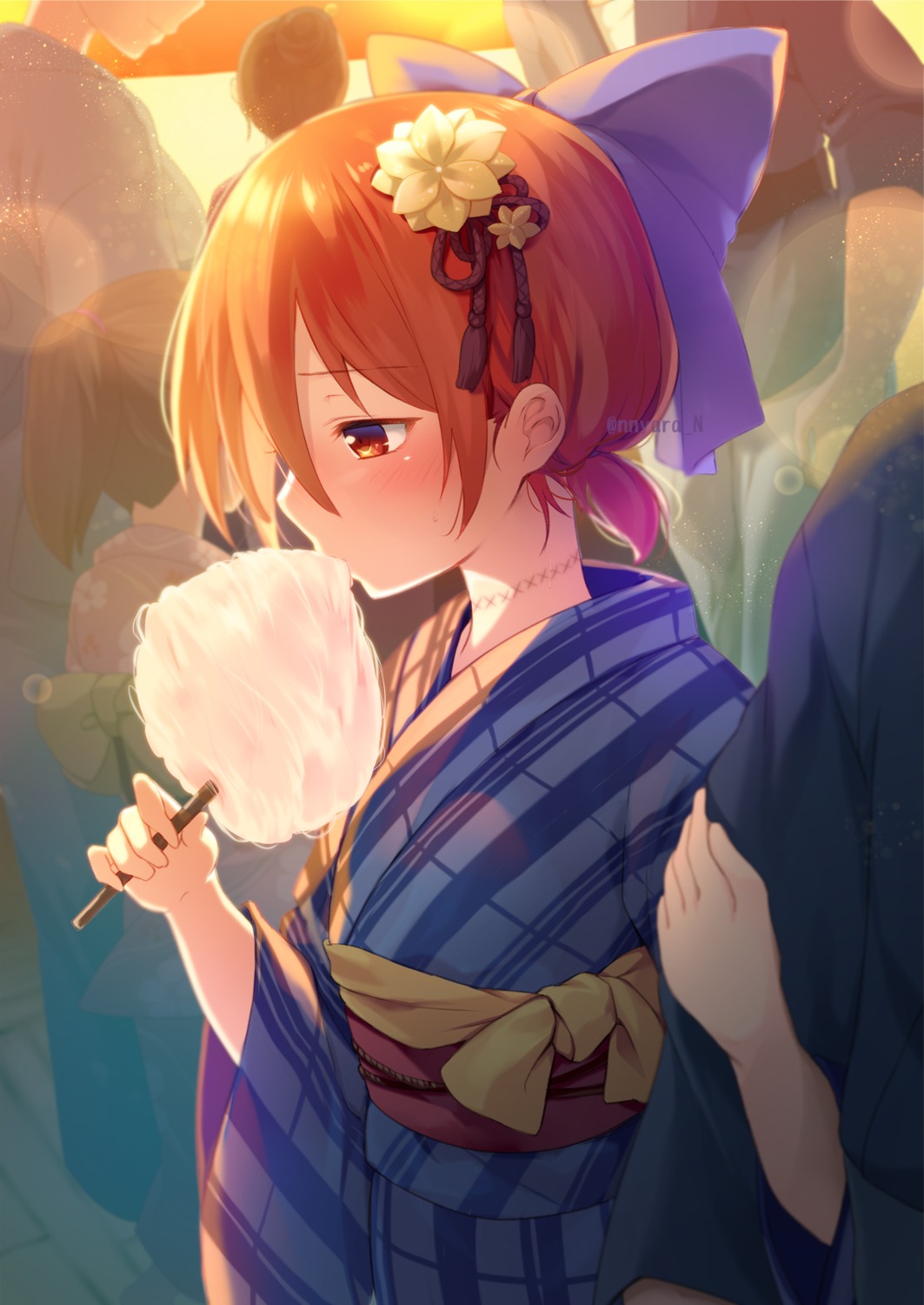 nyara_nico sekibanki touhou yukata