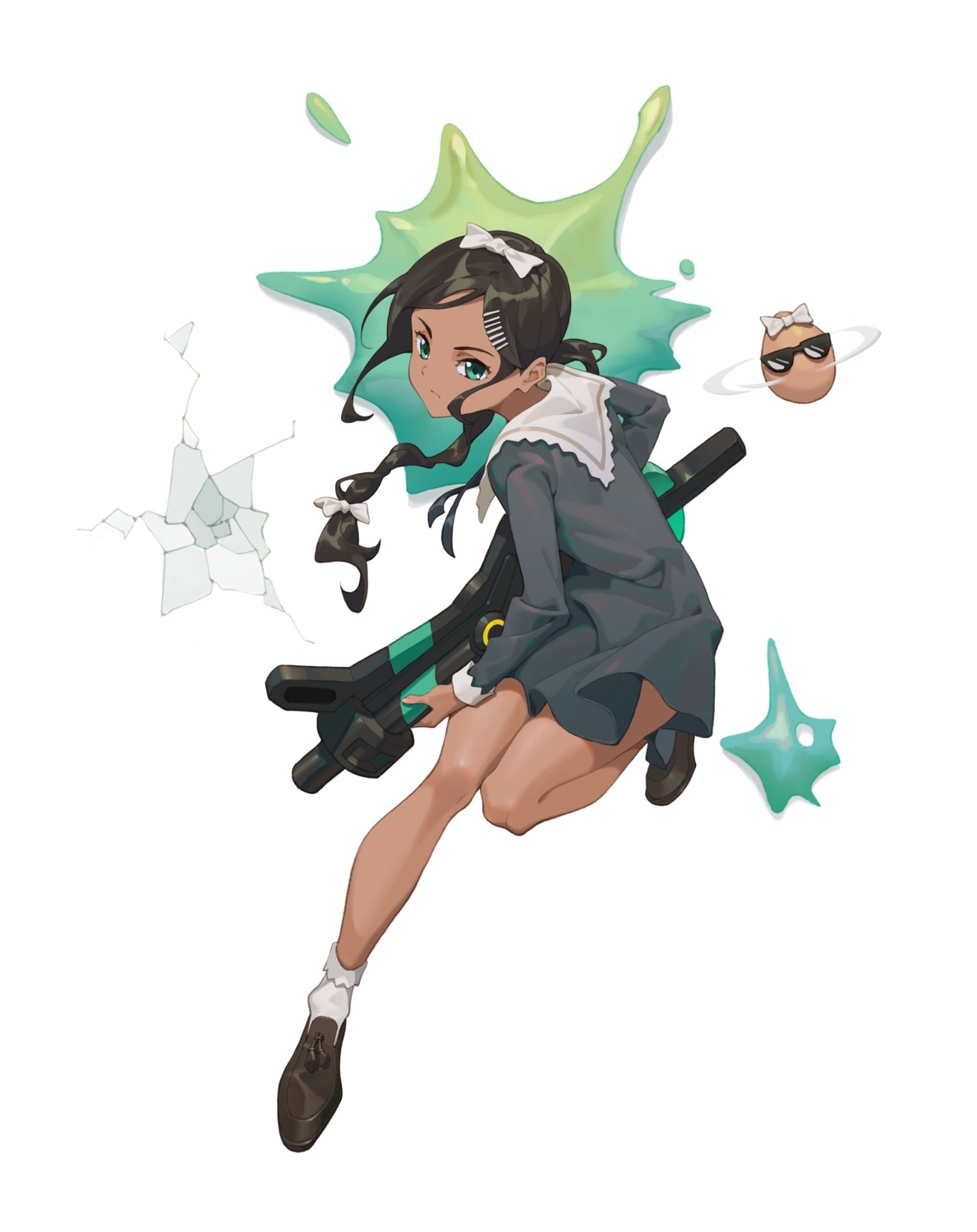 aonuma_neiru cheese_kang dress skirt_lift wonder_egg_priority