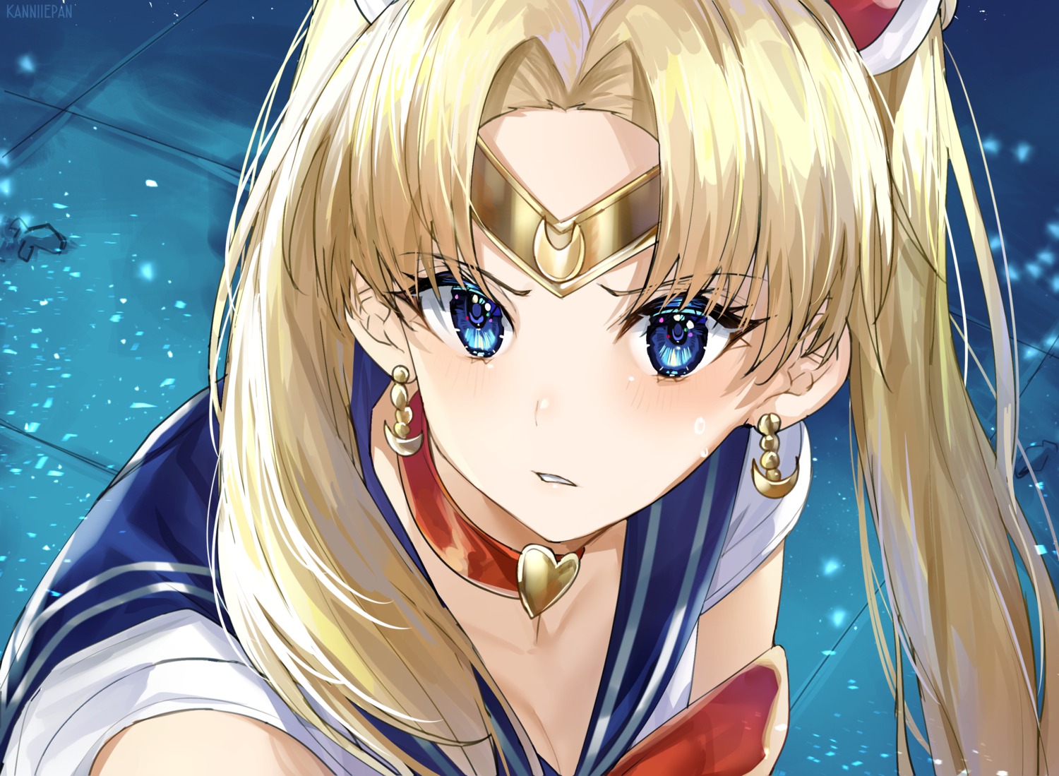 cleavage kanniiepan sailor_moon seifuku tsukino_usagi