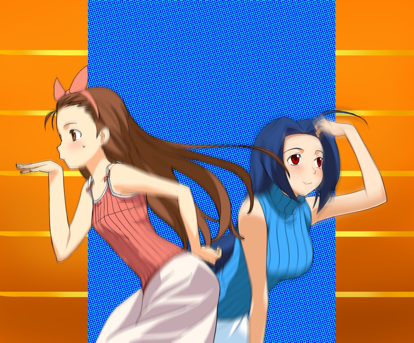 a1 initial-g minase_iori miura_azusa the_idolm@ster