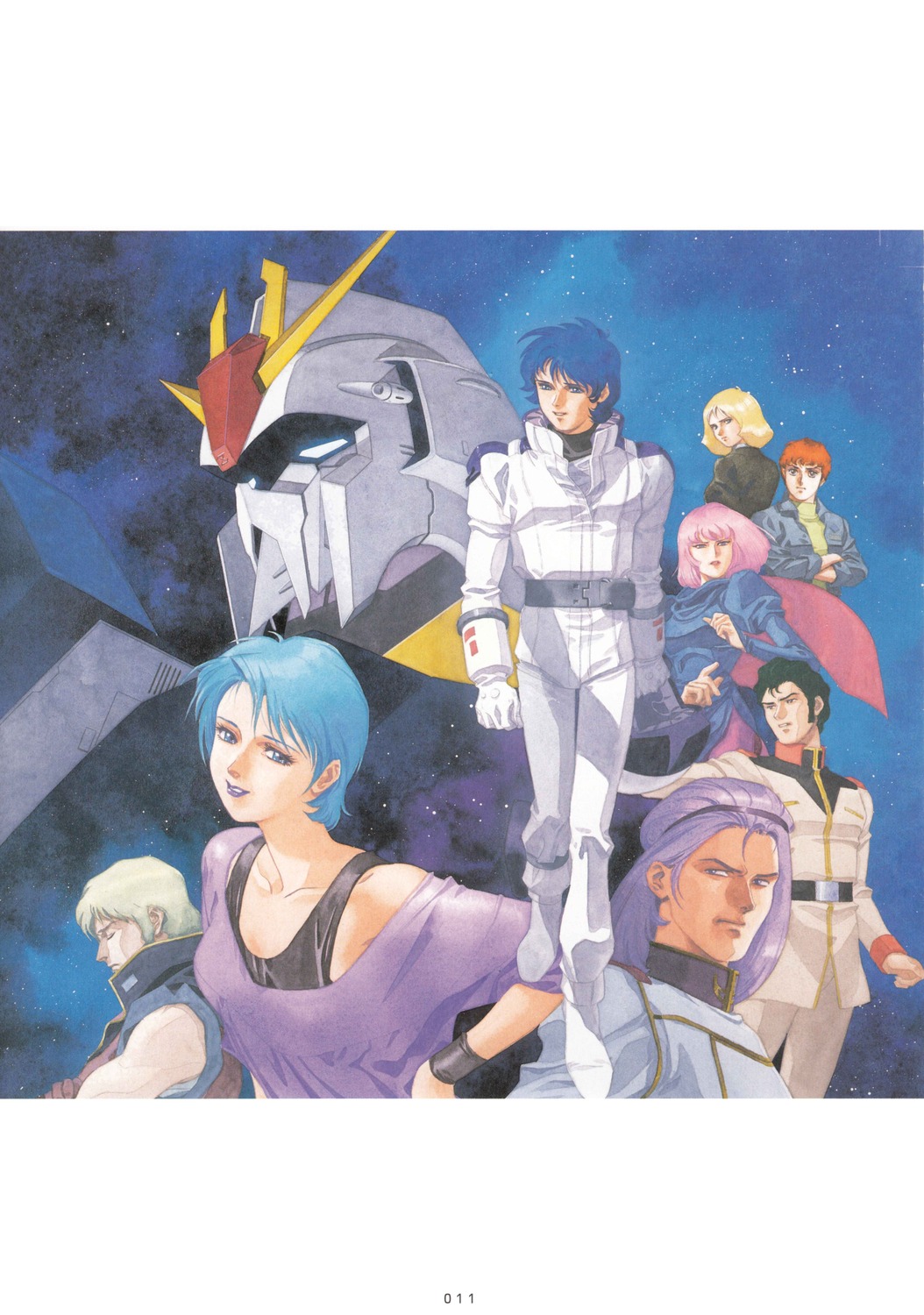 amuro_ray bright_noa char_aznable four_murasame gundam haman_karn kamille_bidan kitazume_hiroyuki paptimus_scirocco zeta_gundam