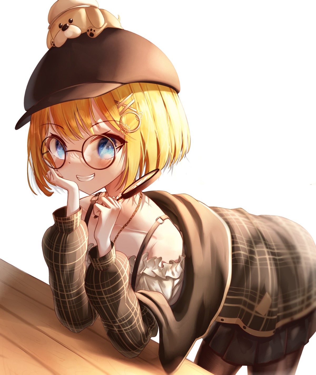 hololive hololive_english megane pantyhose tiokun7 watson_amelia