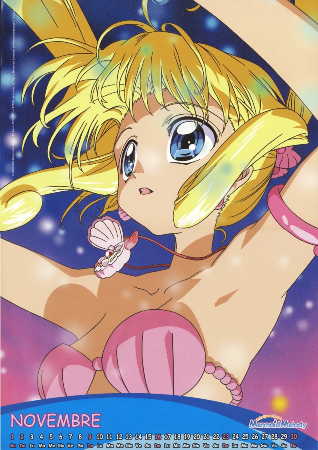 calendar mermaid_melody_pichi_pichi_pitch nanami_luchia