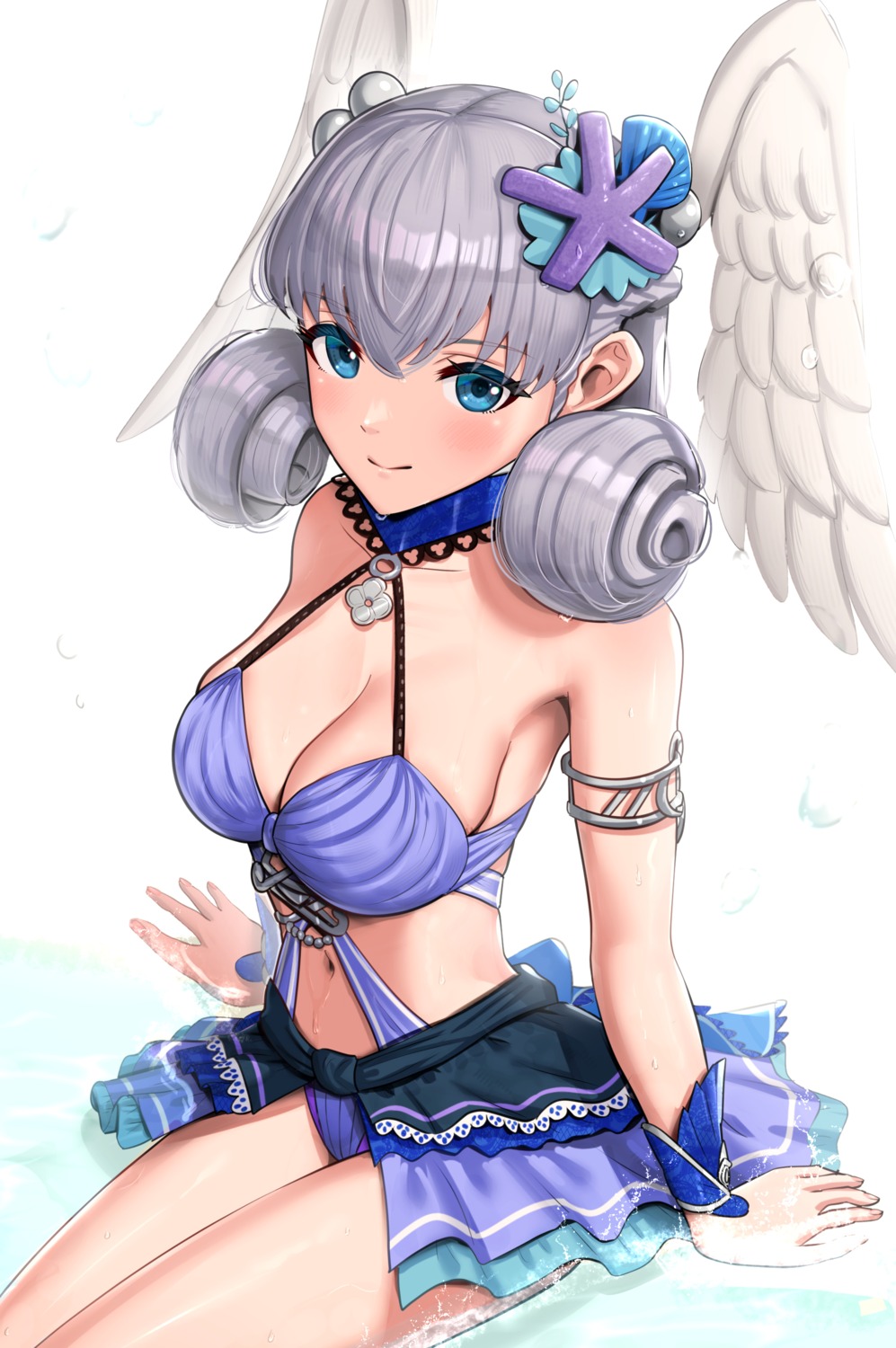 cleavage gonzarez melia swimsuits wet wings xenoblade xenoblade_chronicles