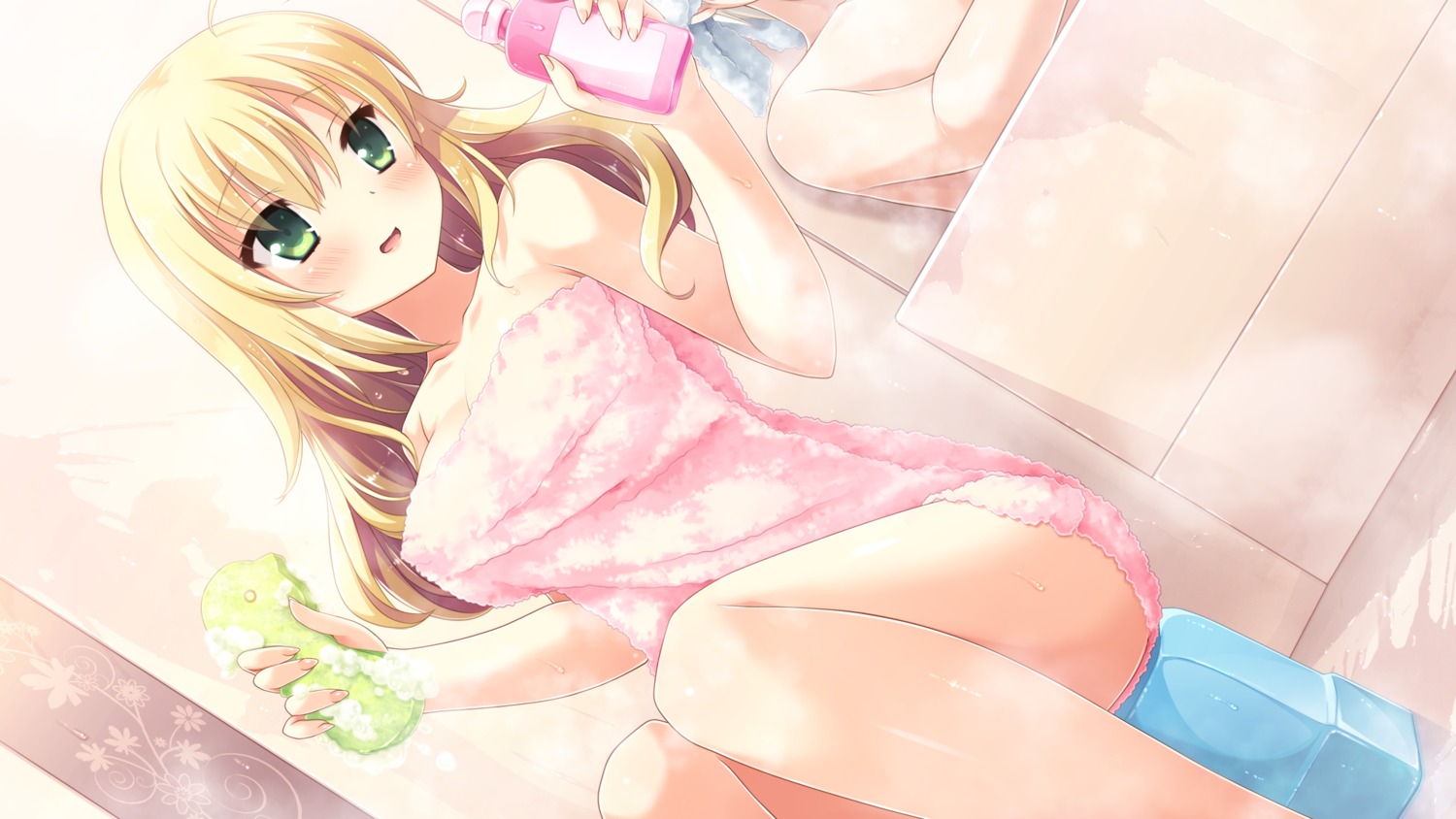 bathing game_cg hulotte ikegami_akane towel yagami_mihono yome_sagashi_ga_hakadori_sugite_yabai.