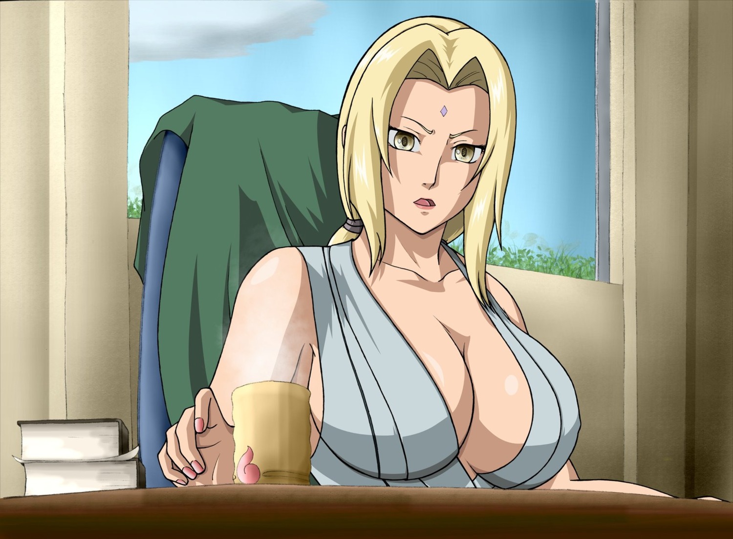 cleavage naruto tsunade