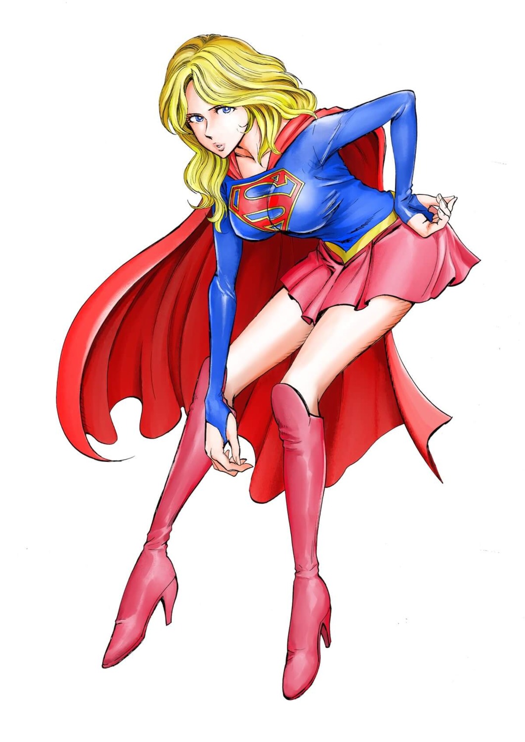 dc_comics heels monkey_punch supergirl supergirl_(character)