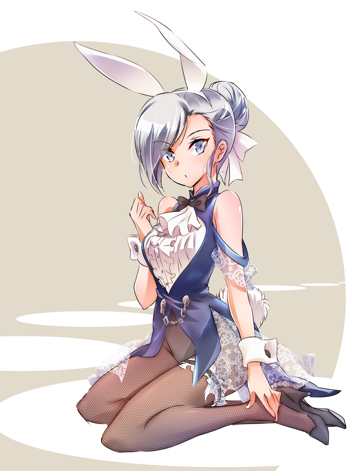 animal_ears bunny_ears bunny_girl fishnets garter heels iesupa pantyhose rwby