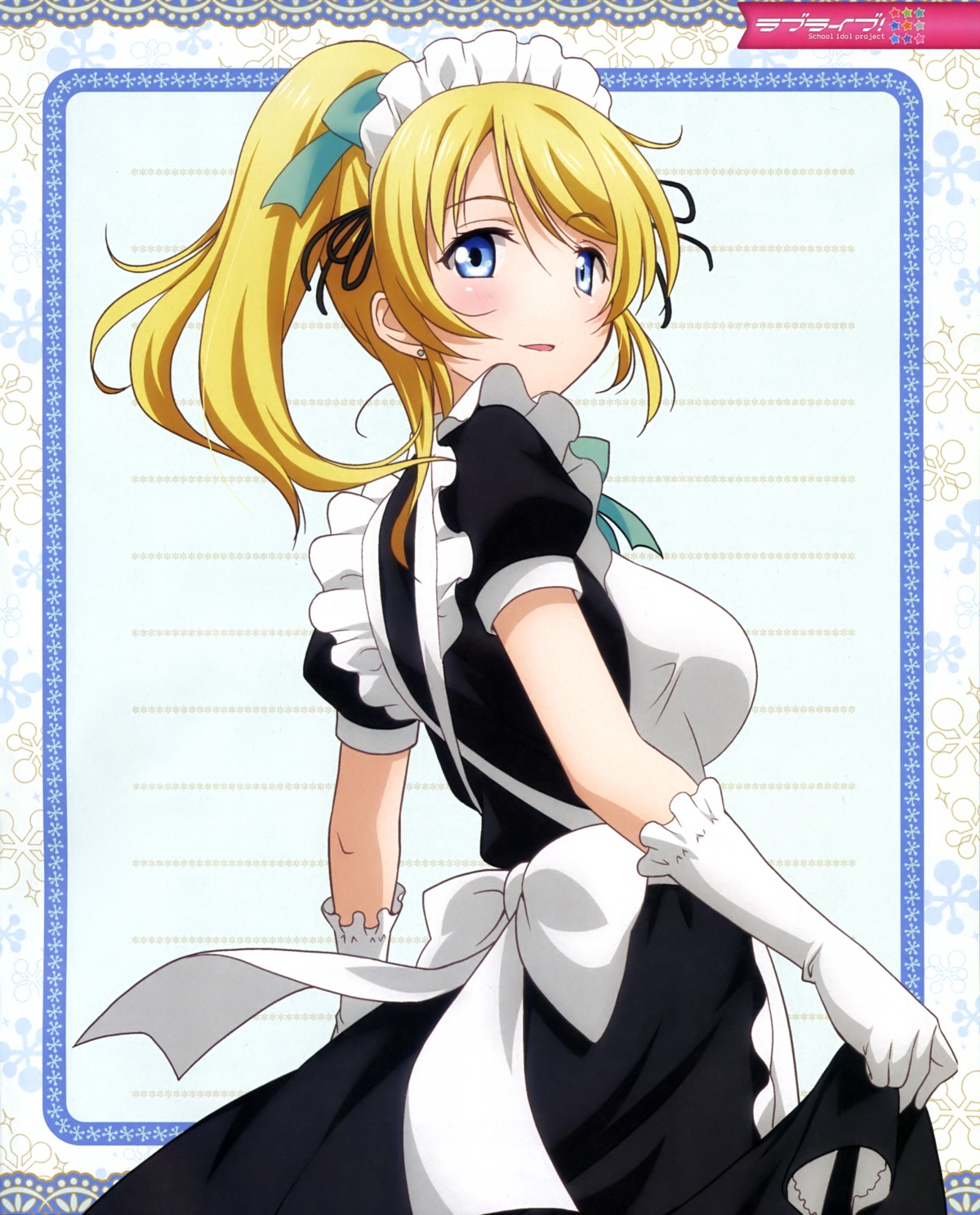 ayase_eli love_live! maid otono_natsu