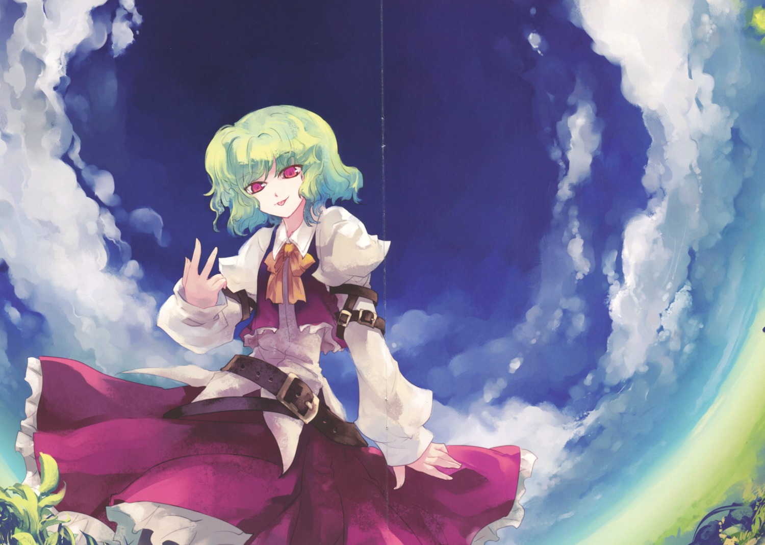 crease kazami_yuuka sway_wind tokiame touhou