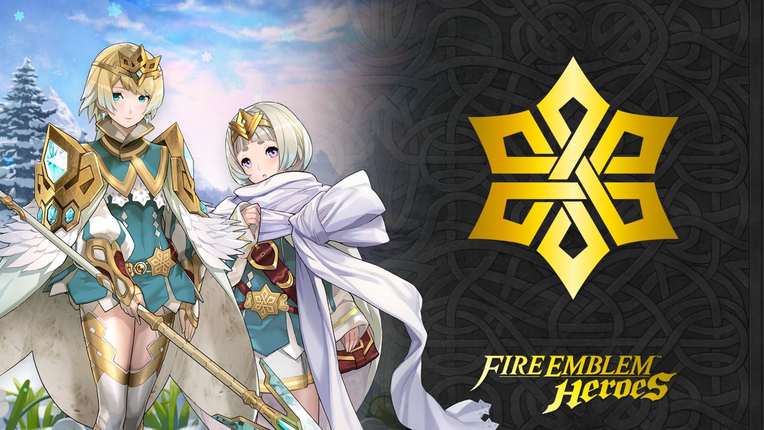 armor dress fire_emblem fire_emblem_heroes fjorm_(fire_emblem) maeshima_shigeki nintendo wallpaper weapon ylgr