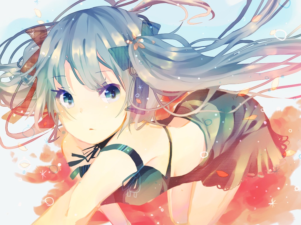 hatsune_miku makishimu vocaloid wallpaper