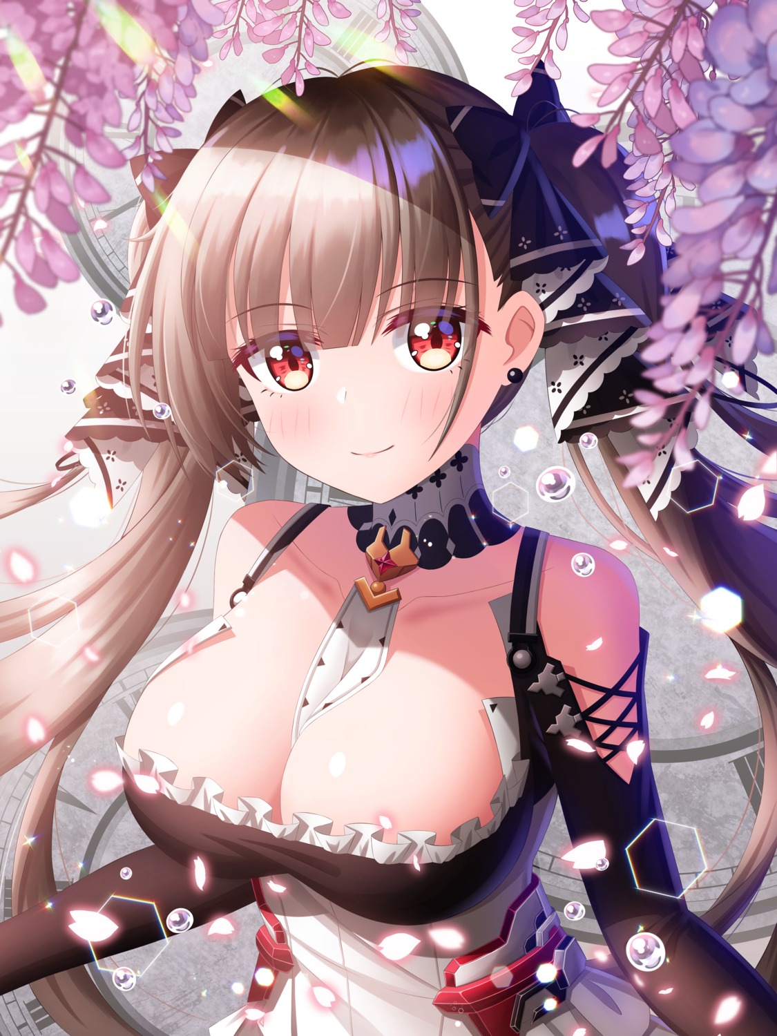 azur_lane cleavage fazz_(twins931) formidable_(azur_lane) gothic_lolita lolita_fashion no_bra