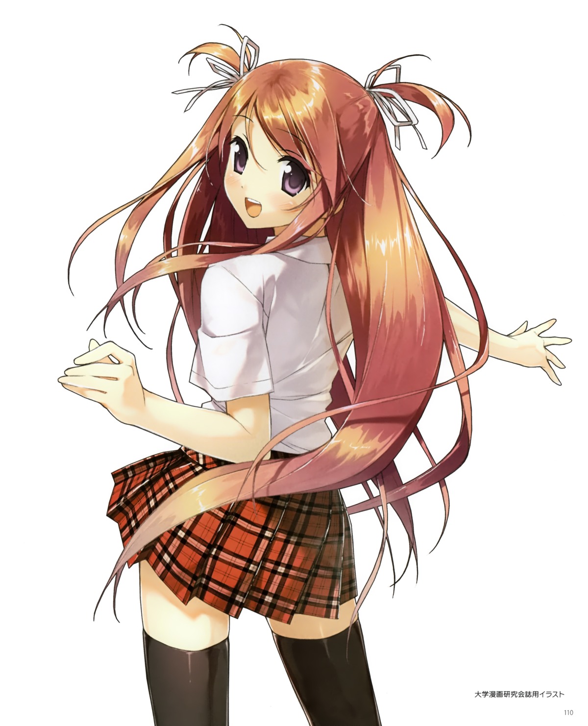 kantoku kurumi_(kantoku) seifuku thighhighs