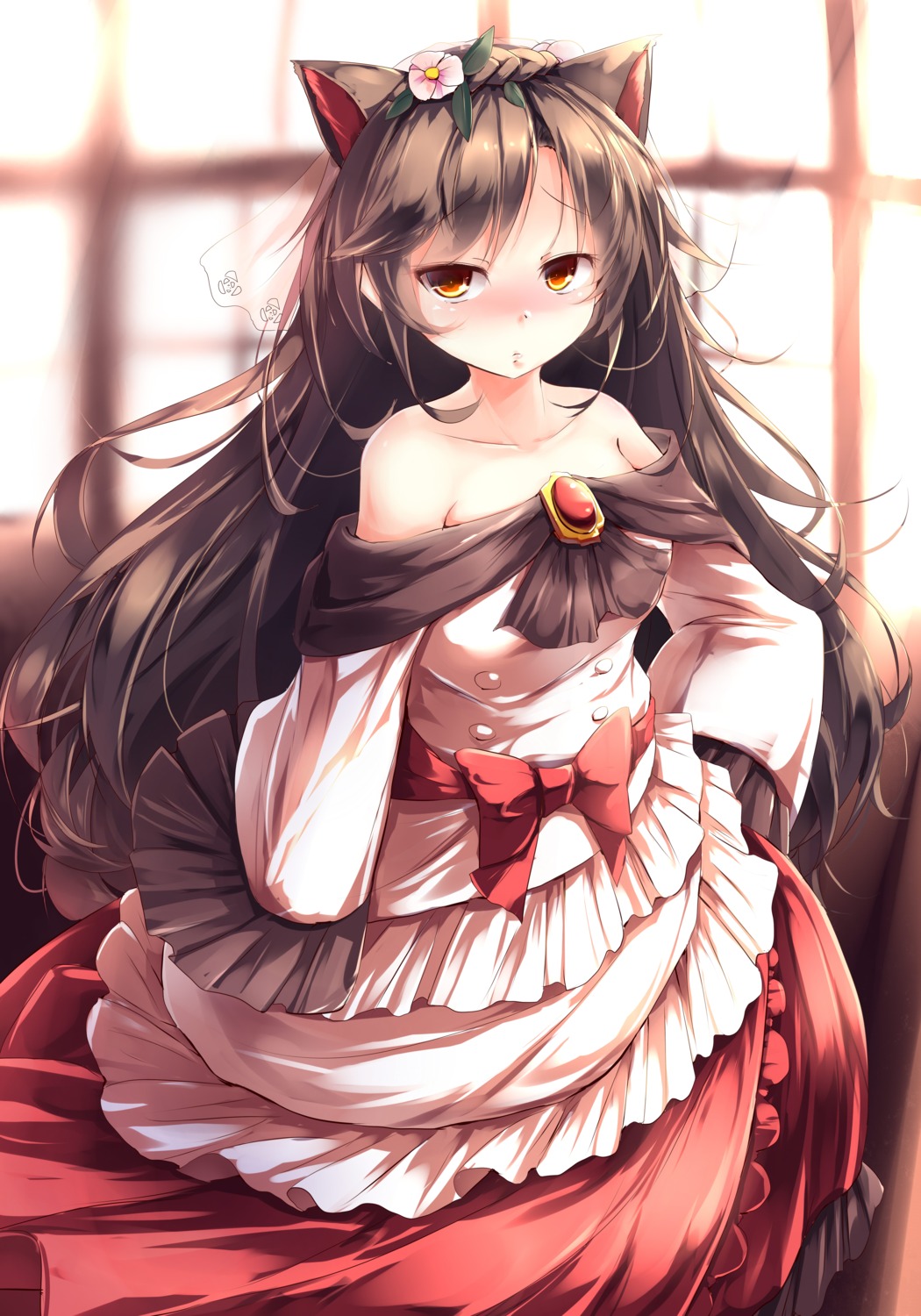 animal_ears dress imaizumi_kagerou kanzakietc touhou