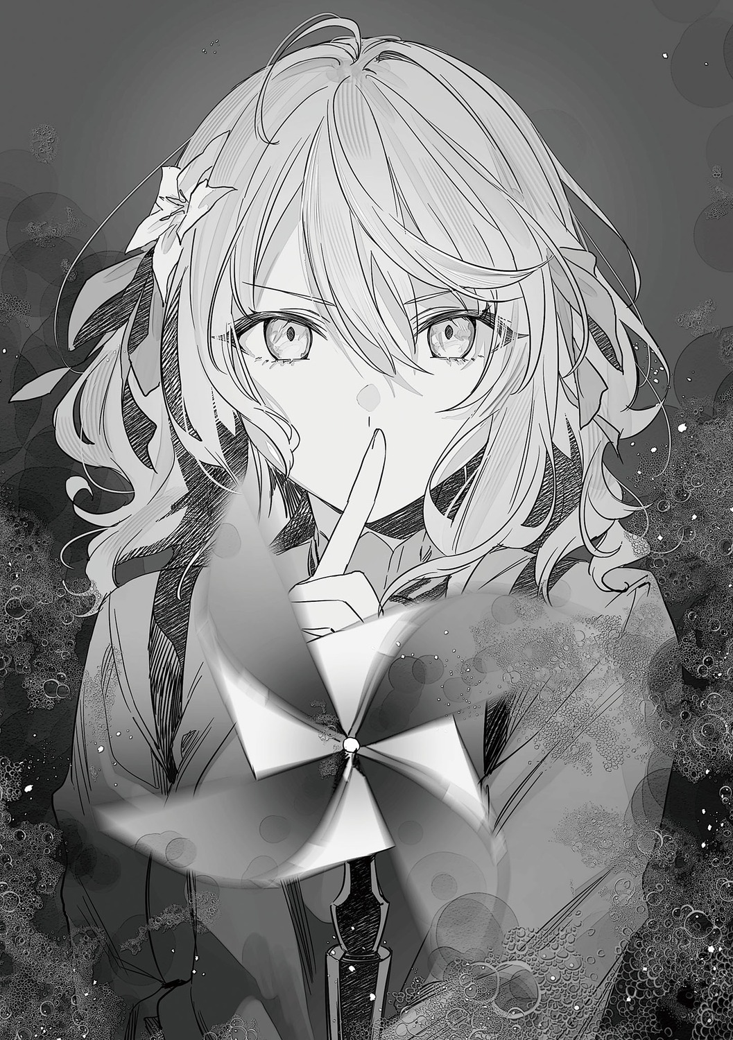 lily_(spy_kyoushitsu) monochrome seifuku spy_kyoushitsu tomari